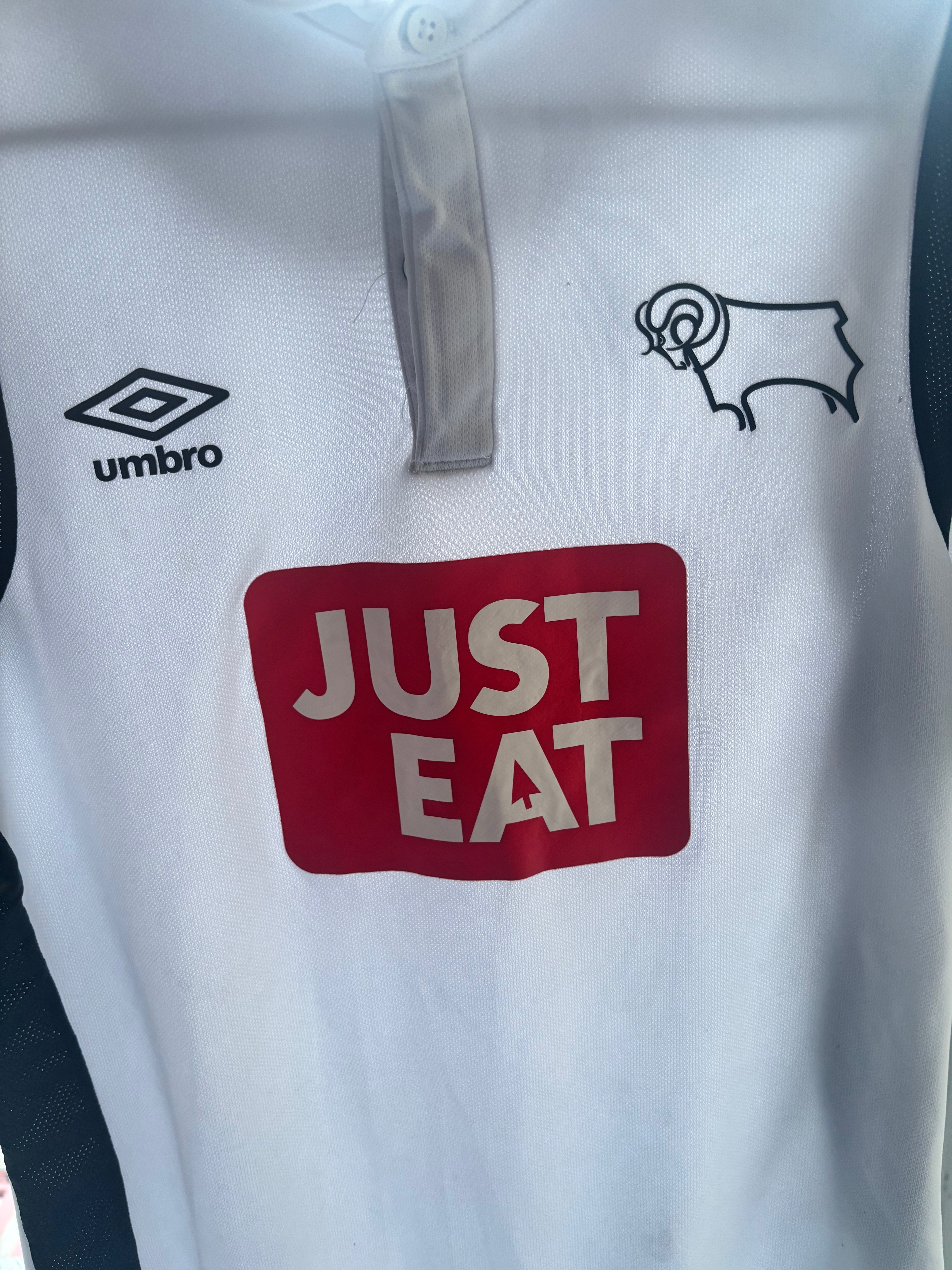 Derby County Home Shirt 2016/17. Size Small.
