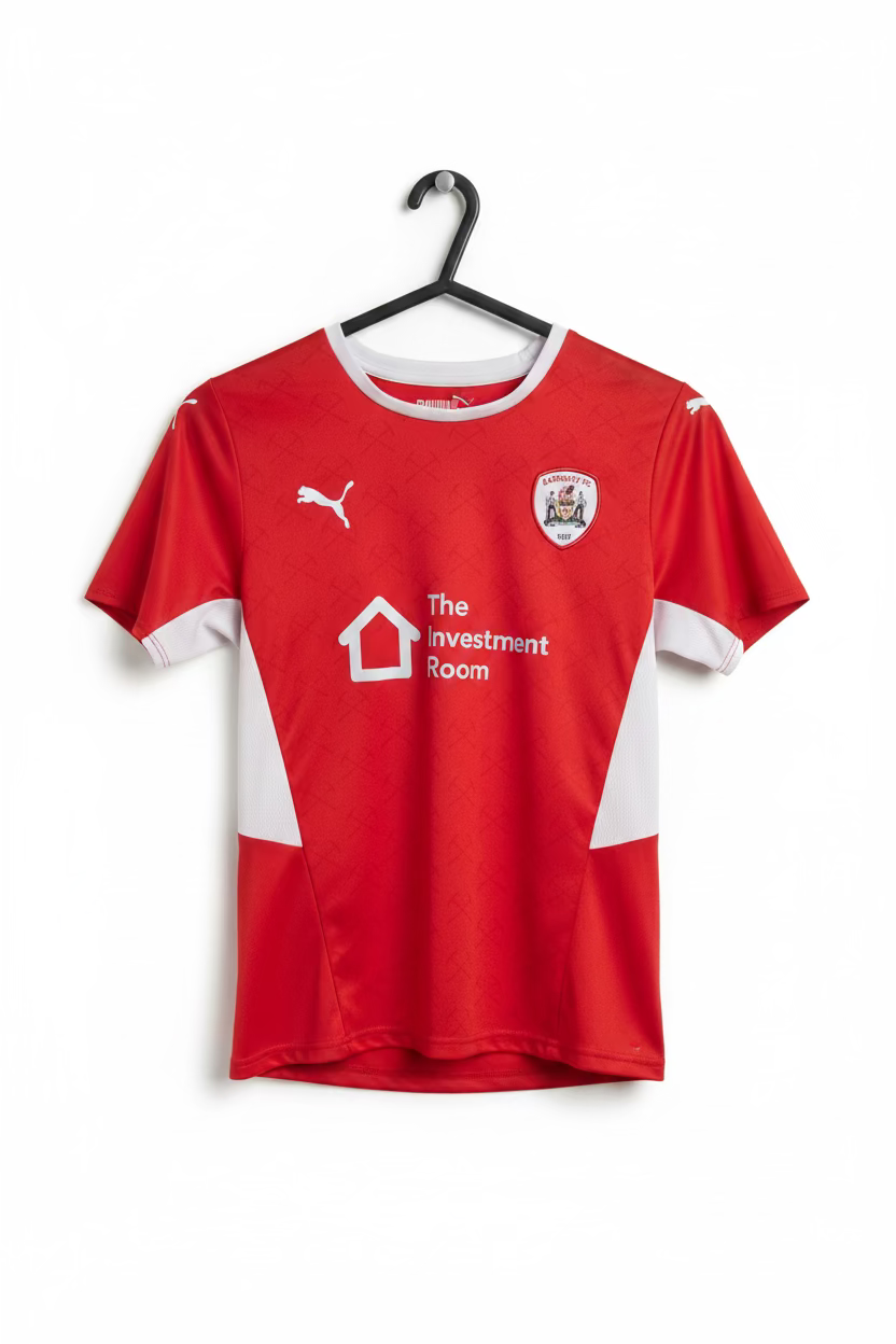 Barnsley Home Shirt 2021/22. Size Kids Age 11/12 Years.