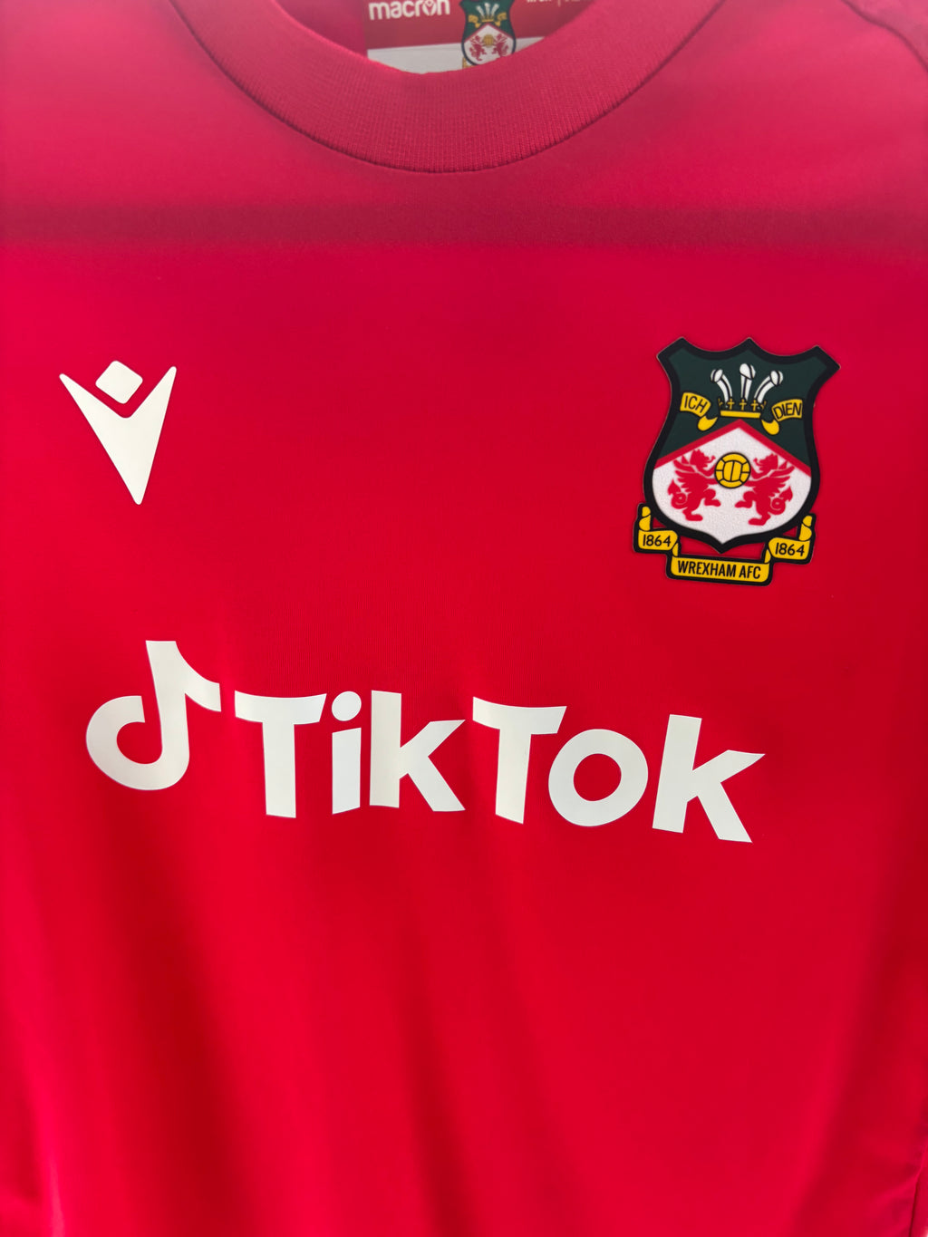 Wrexham Home Shirt. Size Kids M JR
