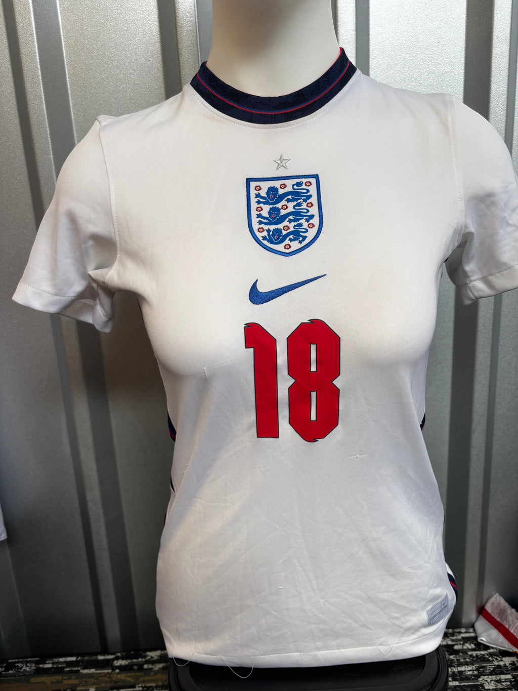 England Home Shirt. Size XS. Calvert-Lewin 18