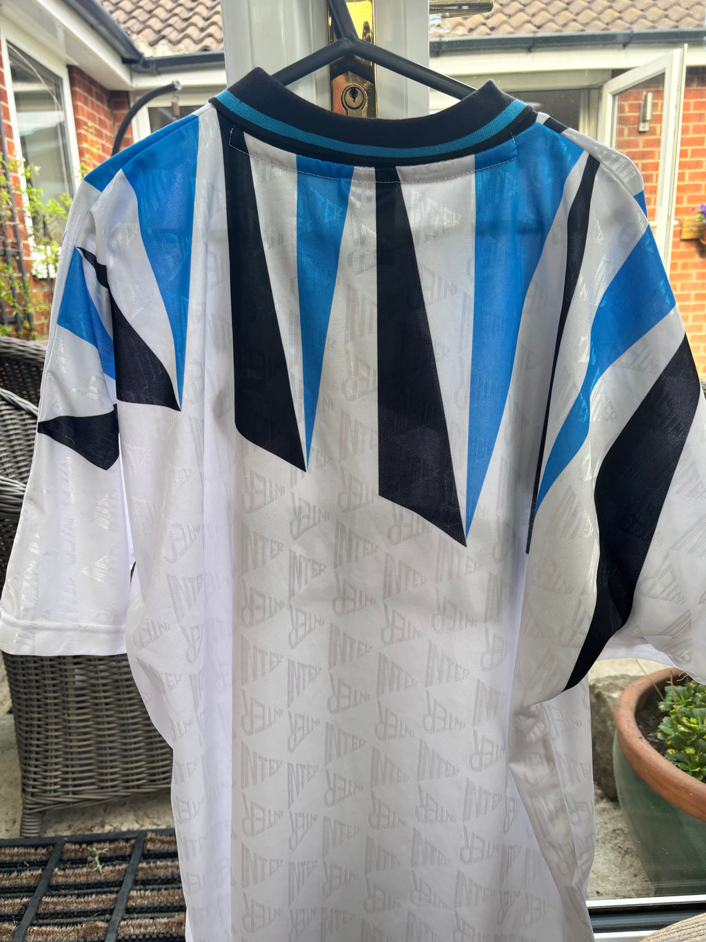 Italy. Inter Milan Reproduction of 1992 Away Shirt. Size 2XL.