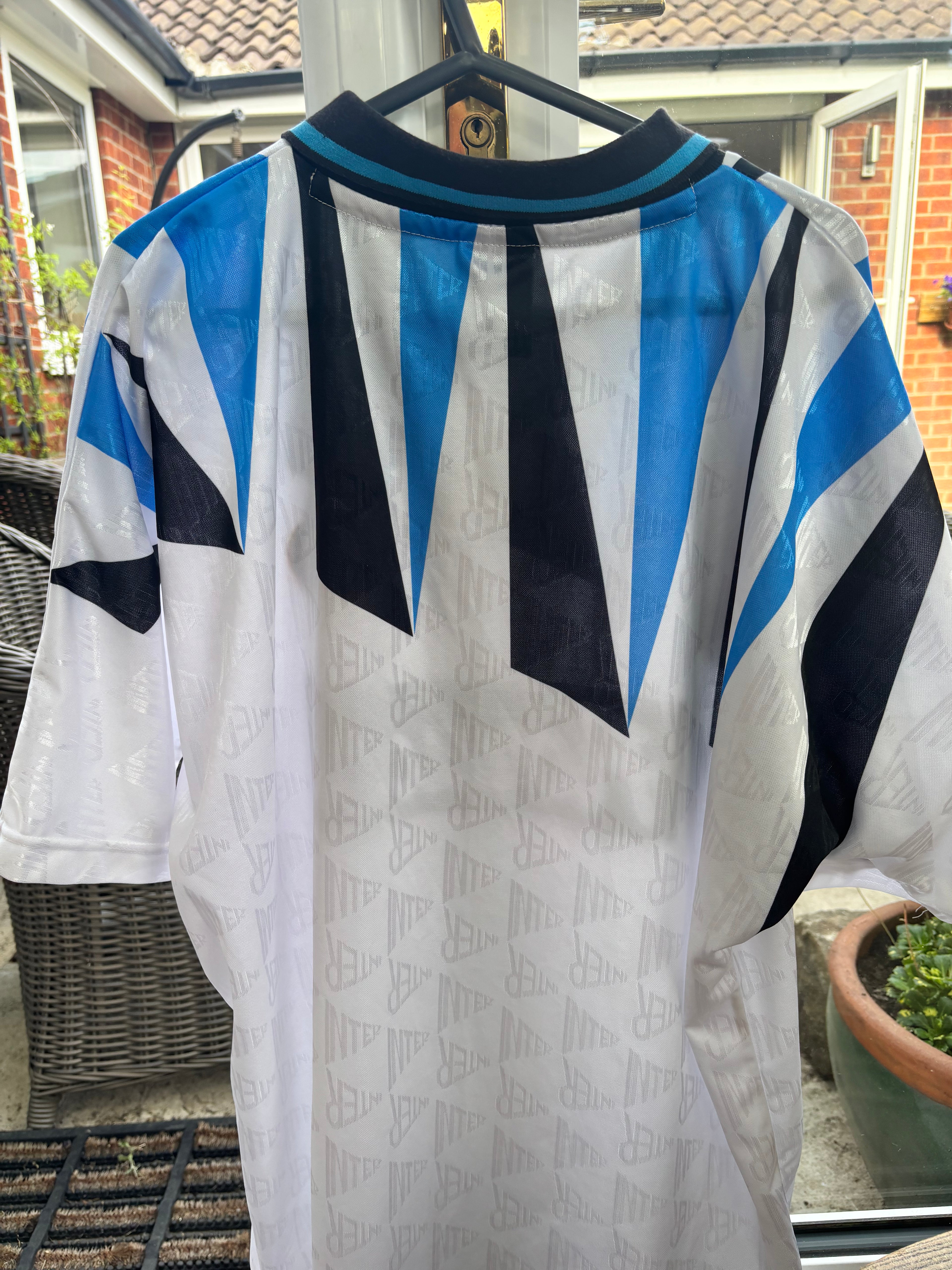 Italy. Inter Milan Reproduction of 1992 Away Shirt. Size 2XL.