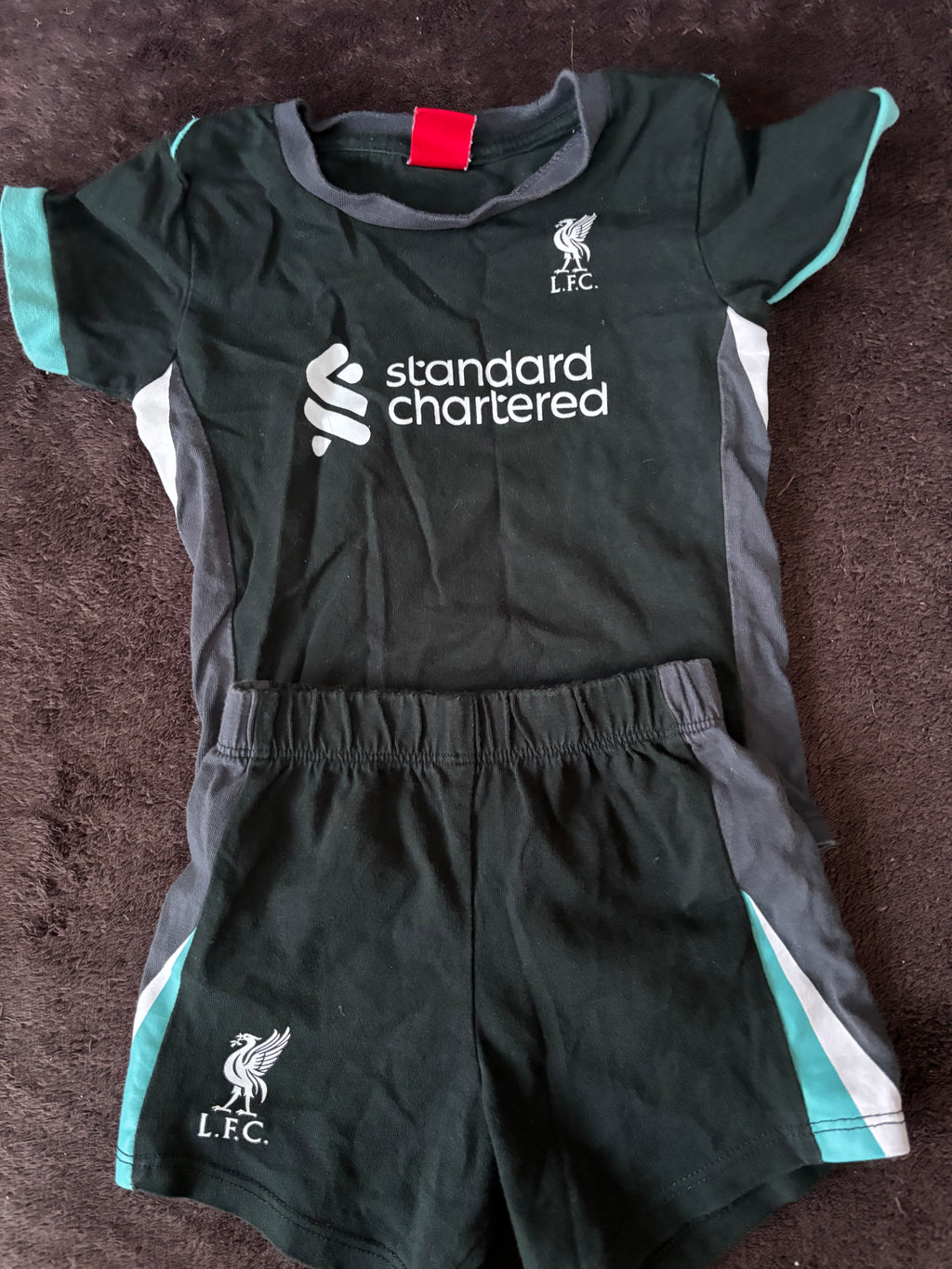 Liverpool Away Kit. Kids age 12 to 18 months