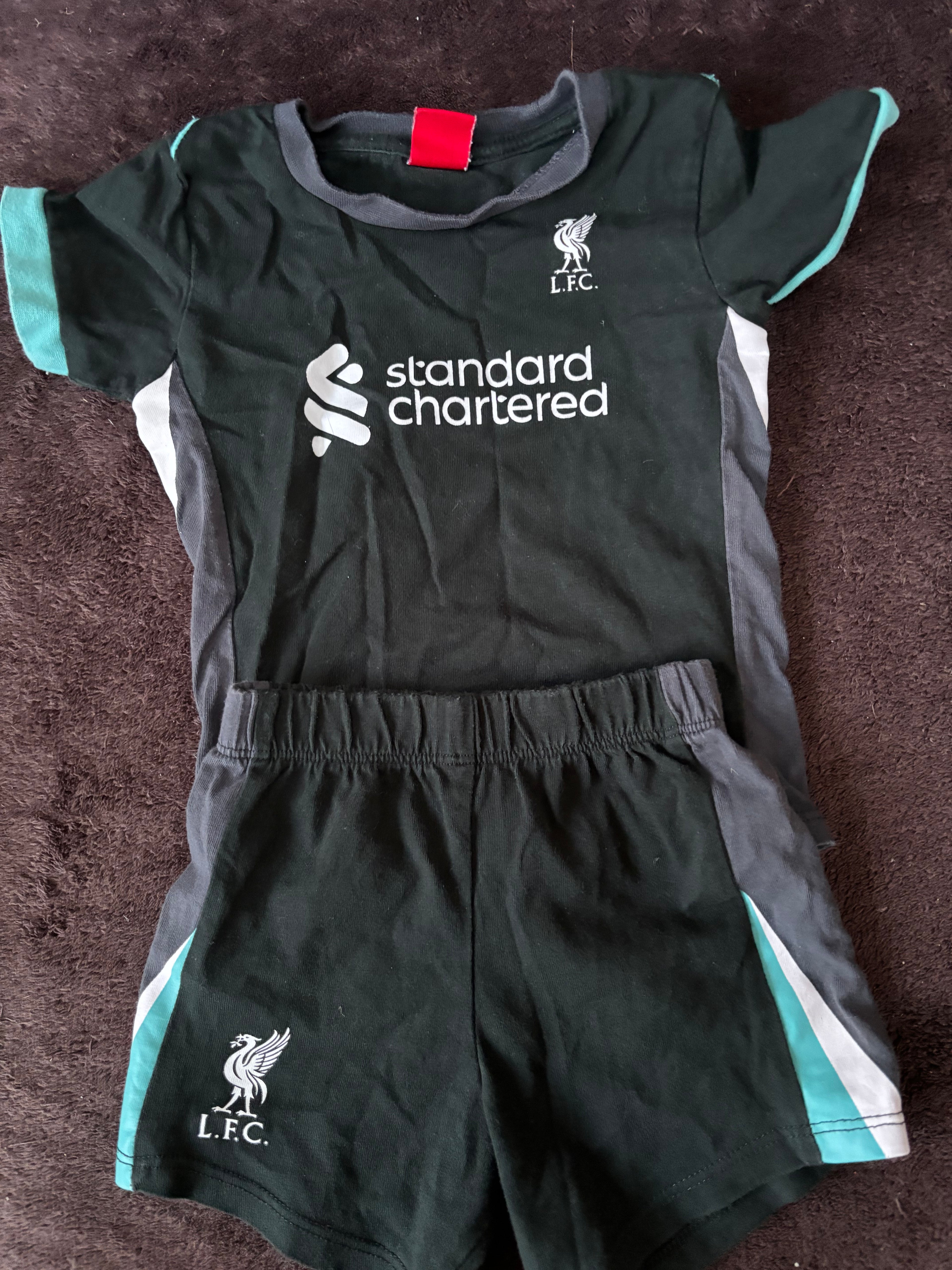 Liverpool Away Kit. Kids age 12 to 18 months