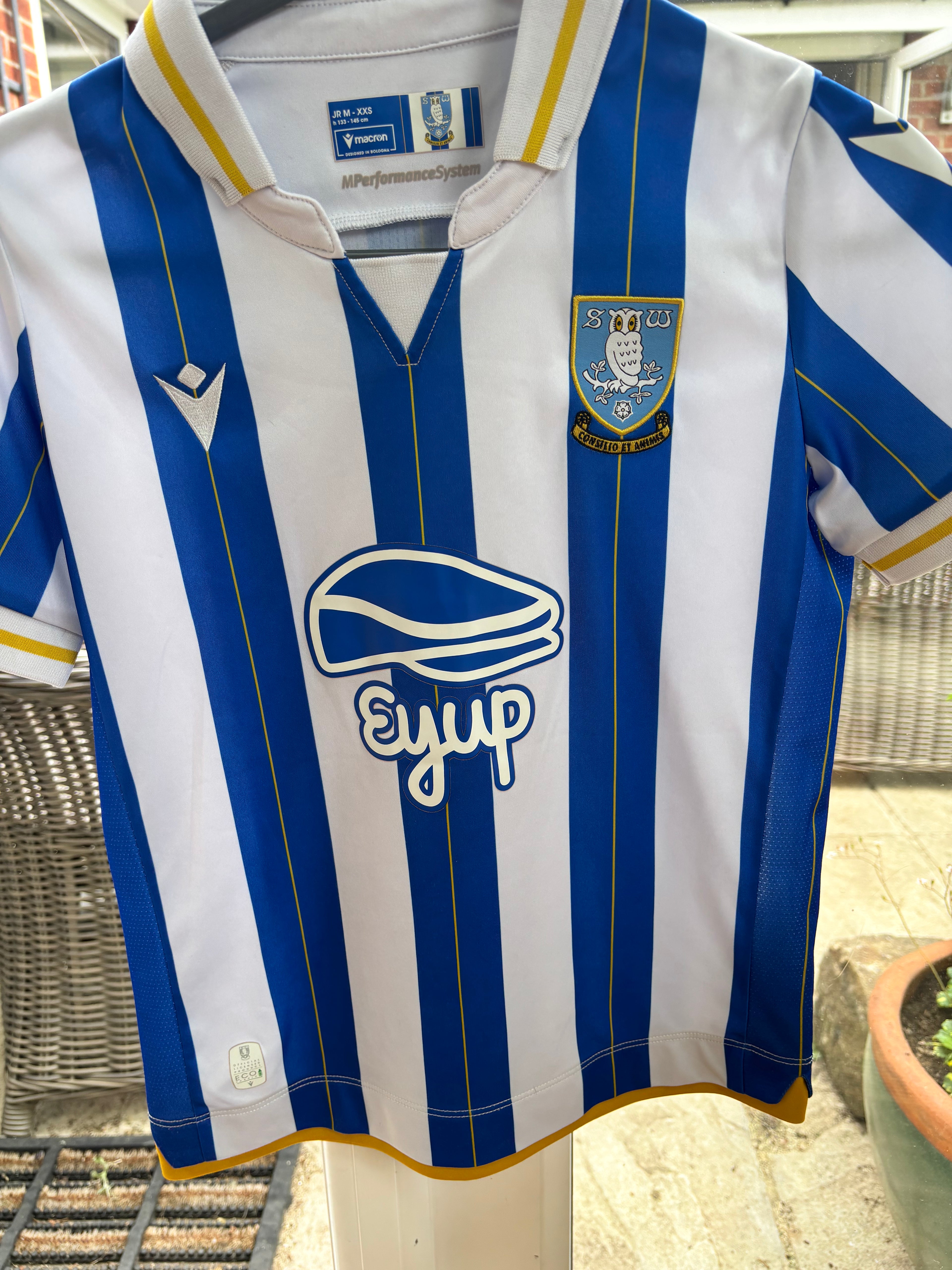 Sheffield Wednesday 2023/24 Home Shirt. Size Medium Junior.