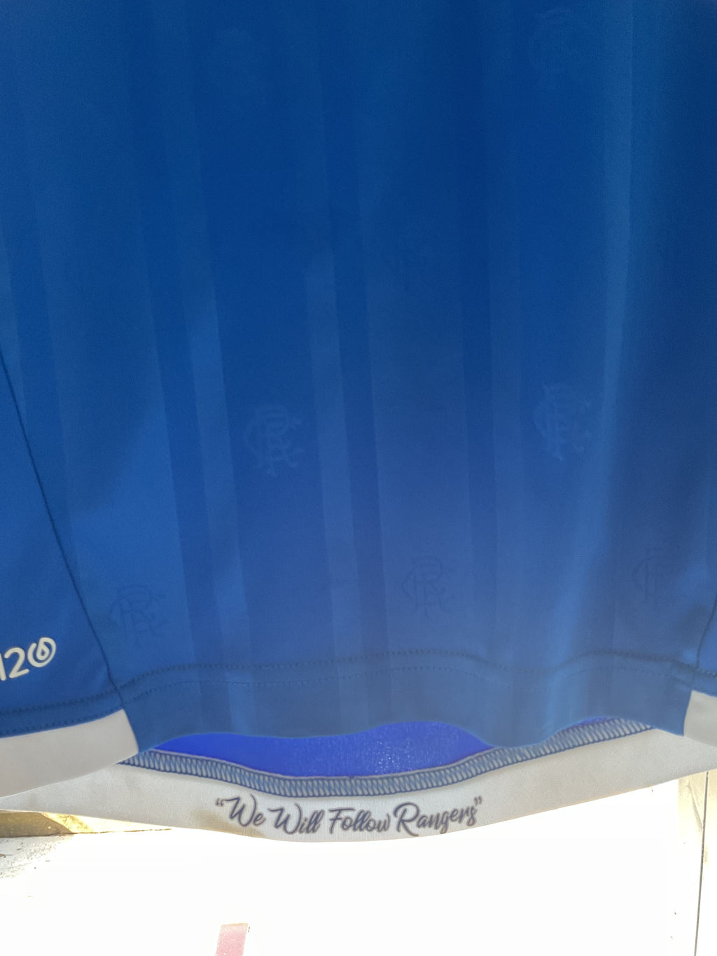 Glasgow Rangers Home Shirt. Size Kids Age 8 Years.