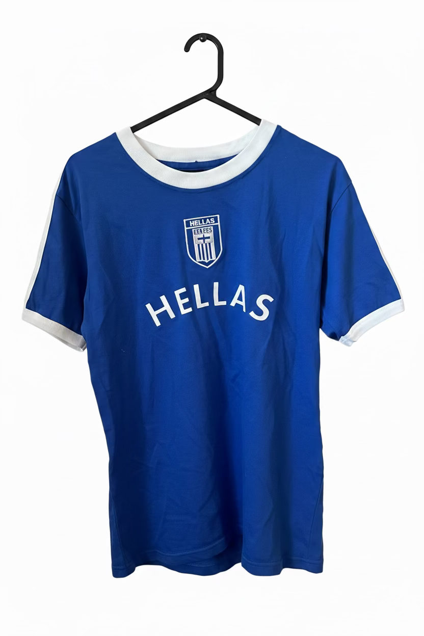 Greece. National Team Shirt. Kids Size Medium
