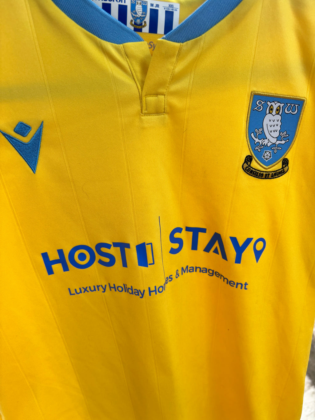 Sheffield Wednesday Away Shirt 2022/23. Size Medium Junior.