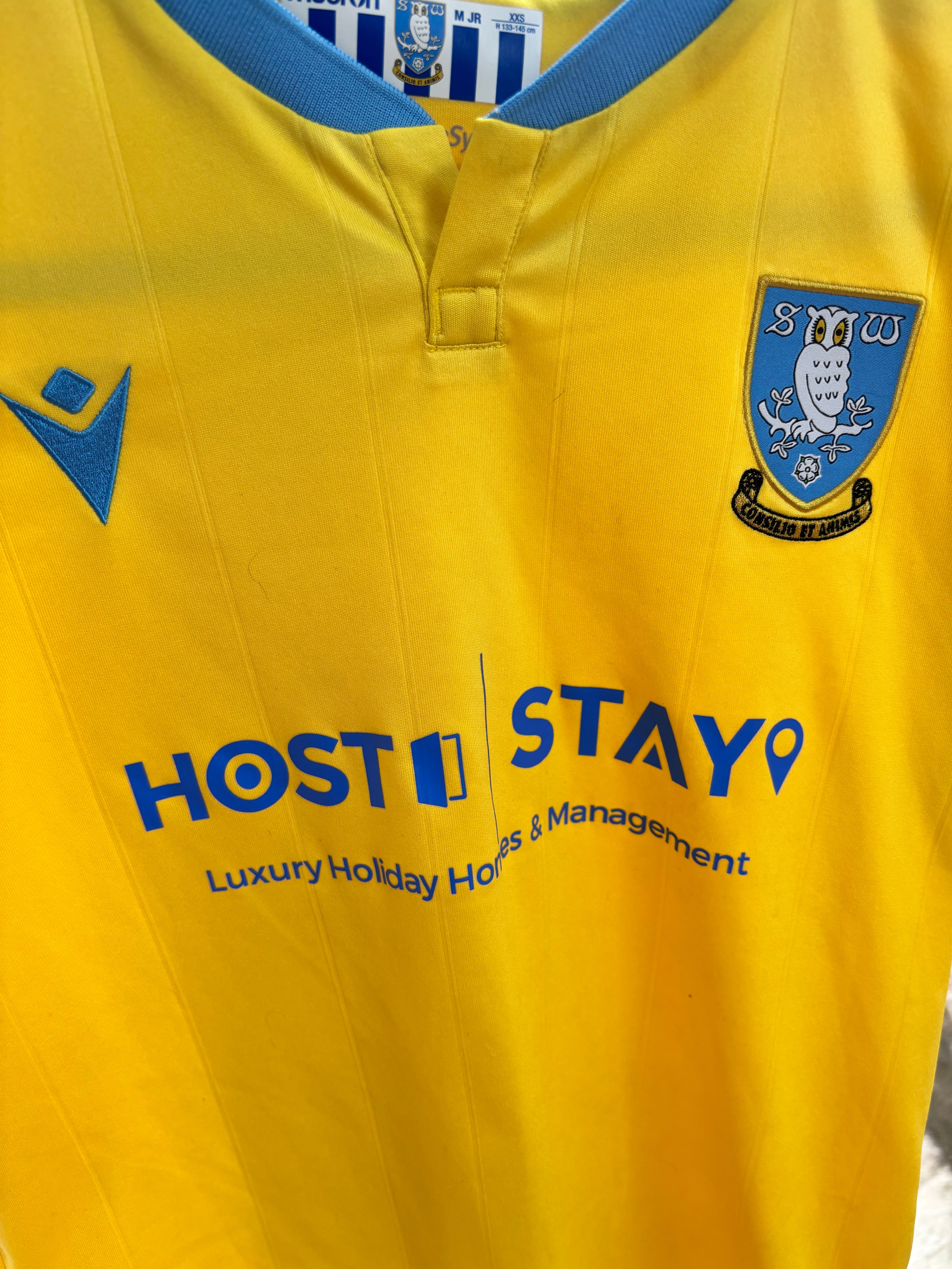 Sheffield Wednesday Away Shirt 2022/23. Size Medium Junior.