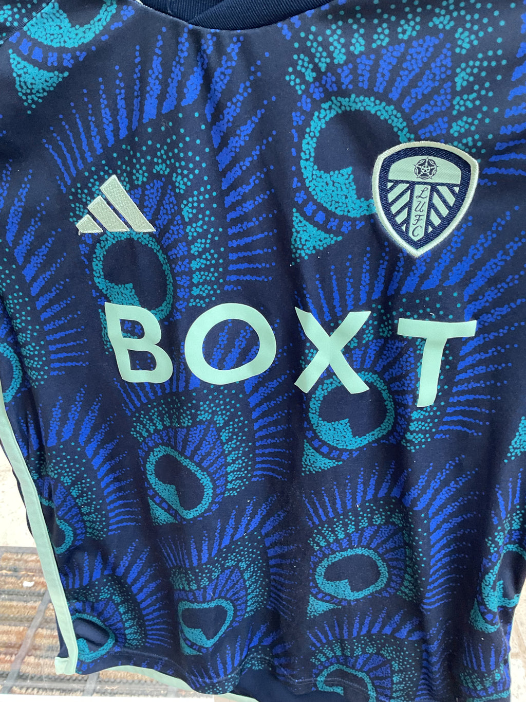 Leeds United Away Shirt 2023/24. Size Kids Age 13/14 Years.