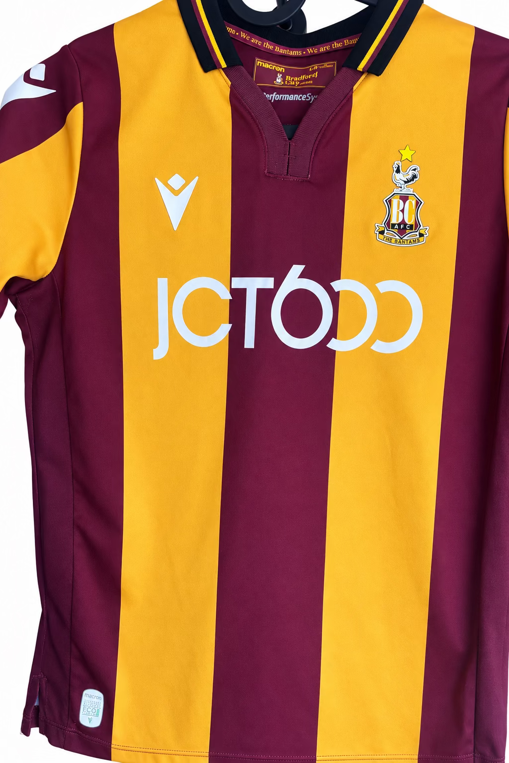 Bradford City Home Shirt 2022/23. Size Kids MJR.