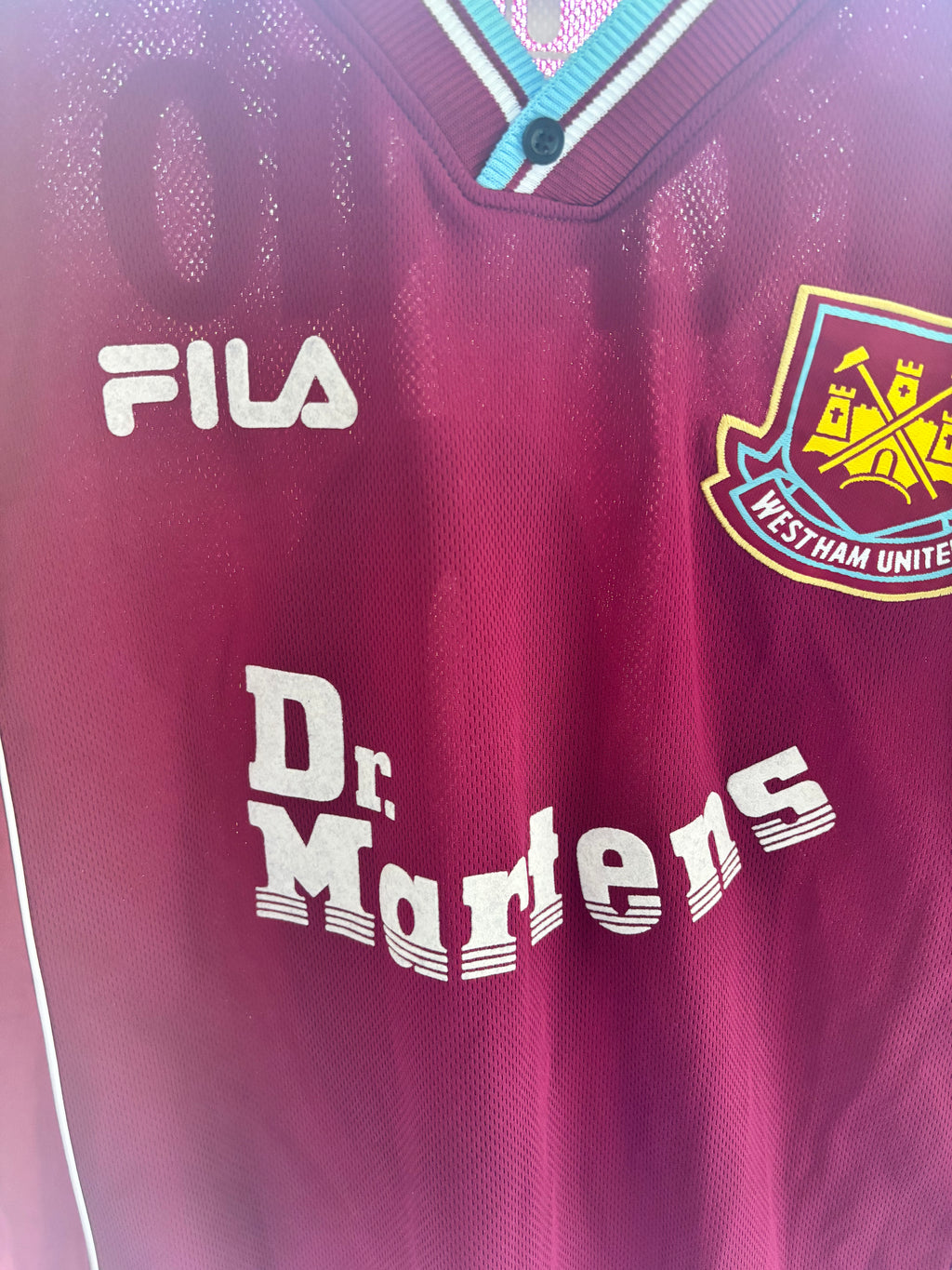 West Ham United Home Shirt 1999-00. Size Medium. Di Canio 10.