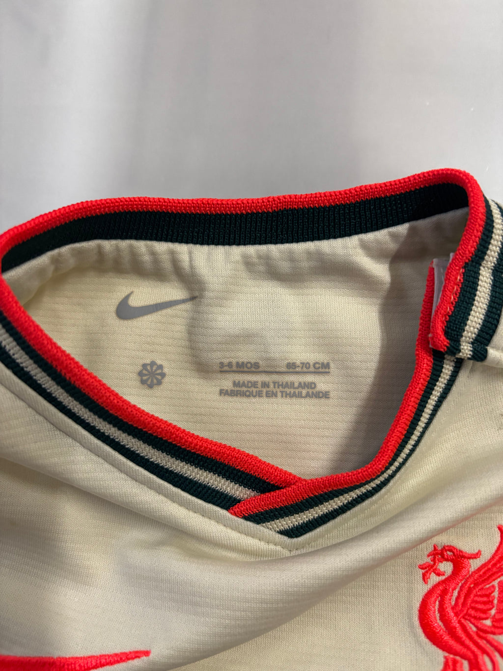Liverpool Kids Away Shirt 21/22. Size 3-6 Months.