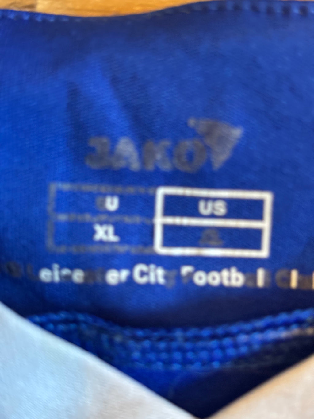 Leicester City Retro Home Shirt. XL