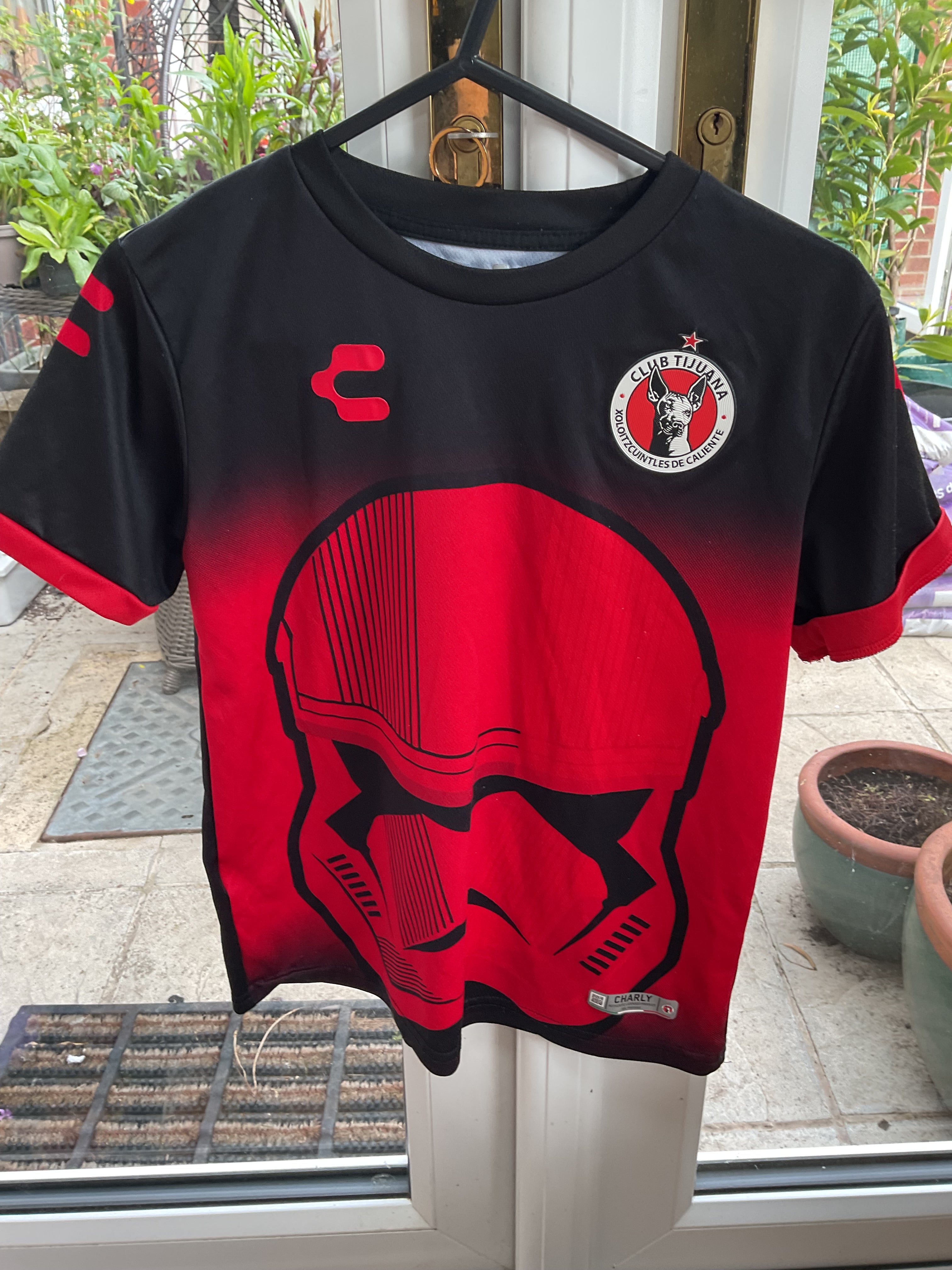 Mexico. Club Tijuana Star Wars Stormtrooper Shirt. Size Kids Age 10/11 Years.