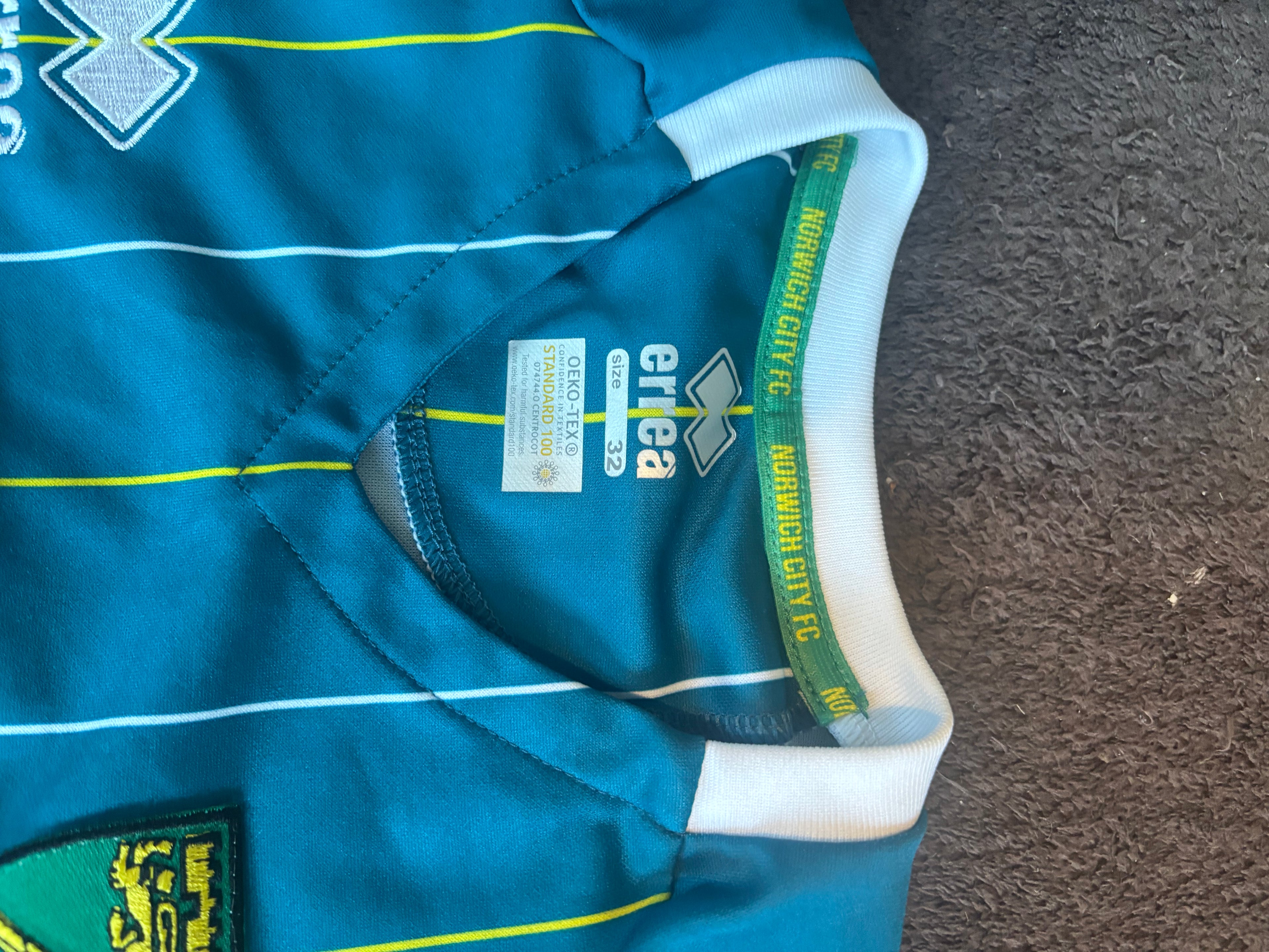 Norwich City Home Shirt. Size Kids Age 5