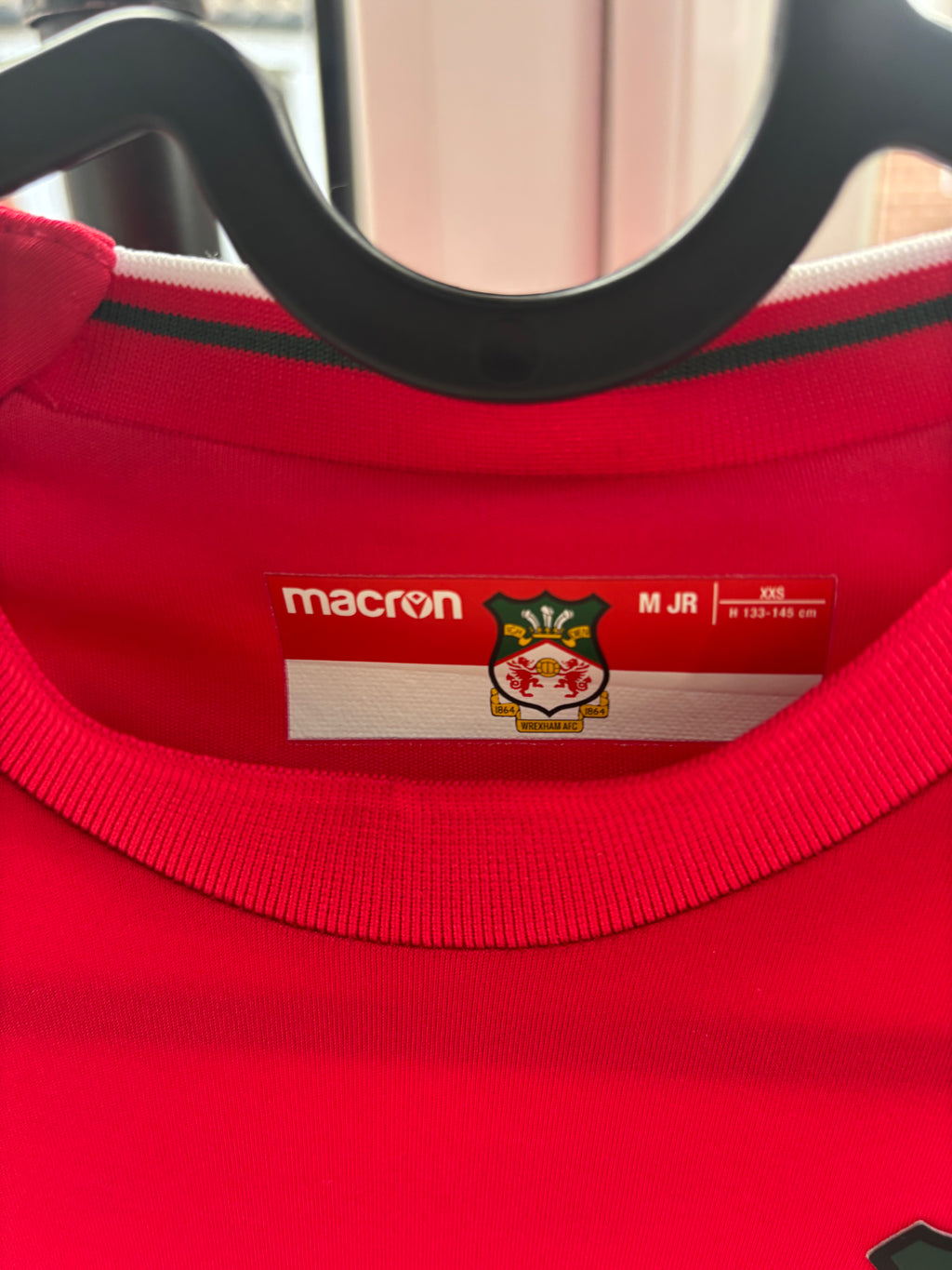 Wrexham Home Shirt. Size Kids M JR