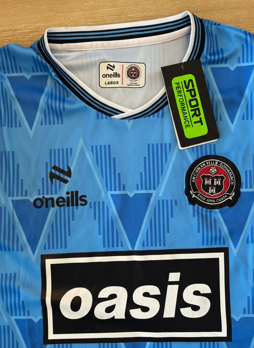 Bohemians Dublin Football Club x Oasis Collaboration Shirt