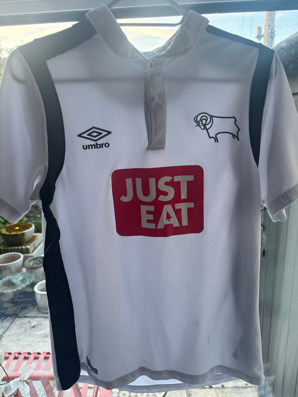 Derby County Home Shirt 2016/17. Size Small.