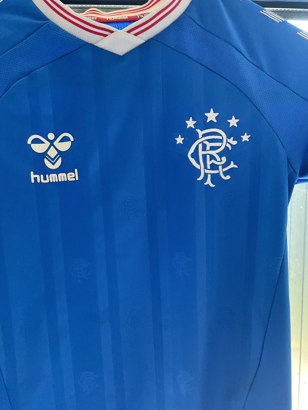 Glasgow Rangers Home Shirt. Size Kids Age 8 Years.