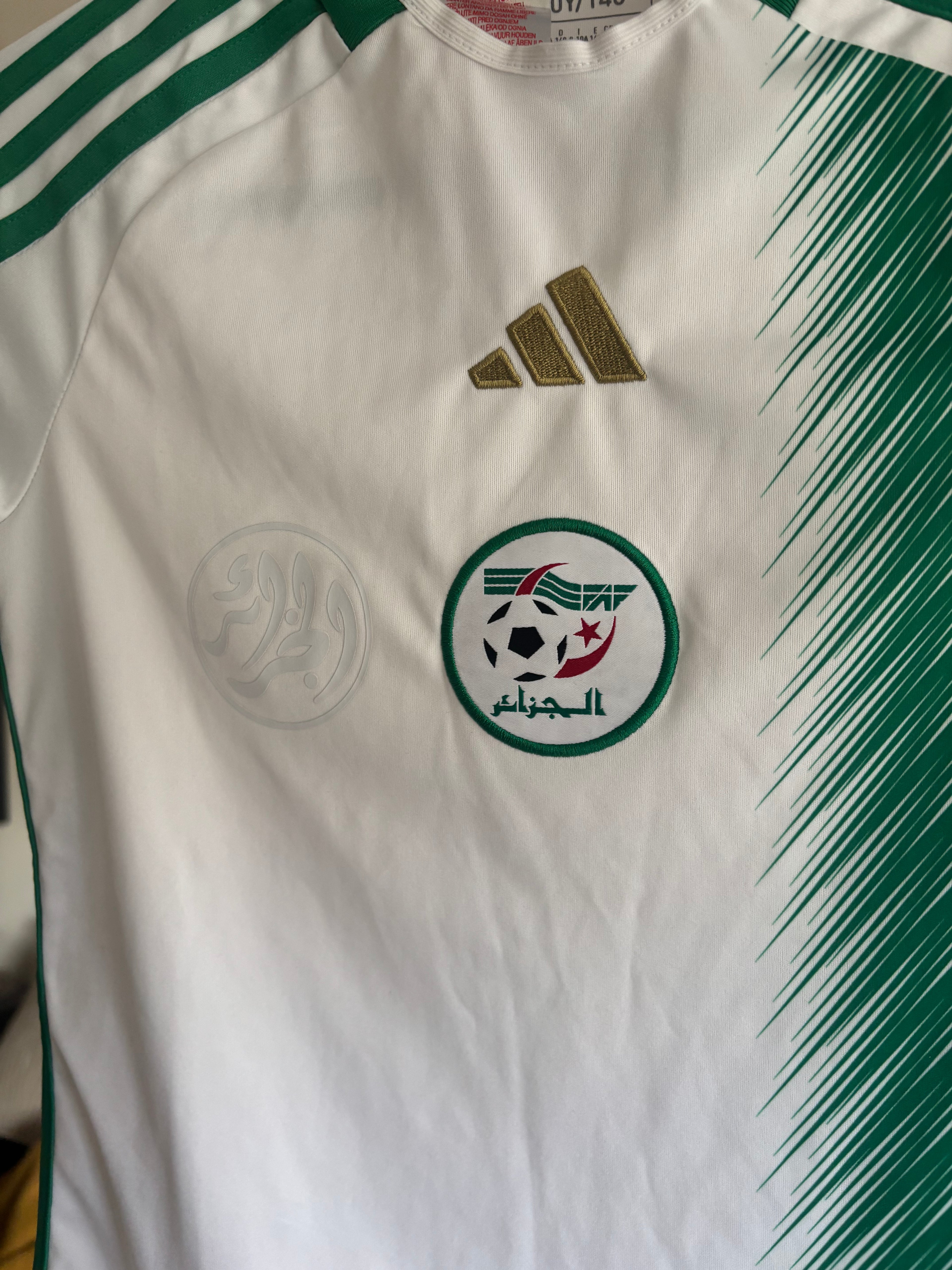 Algeria Home Shirt 2022/23. Size Kids Age 9-10 Years.