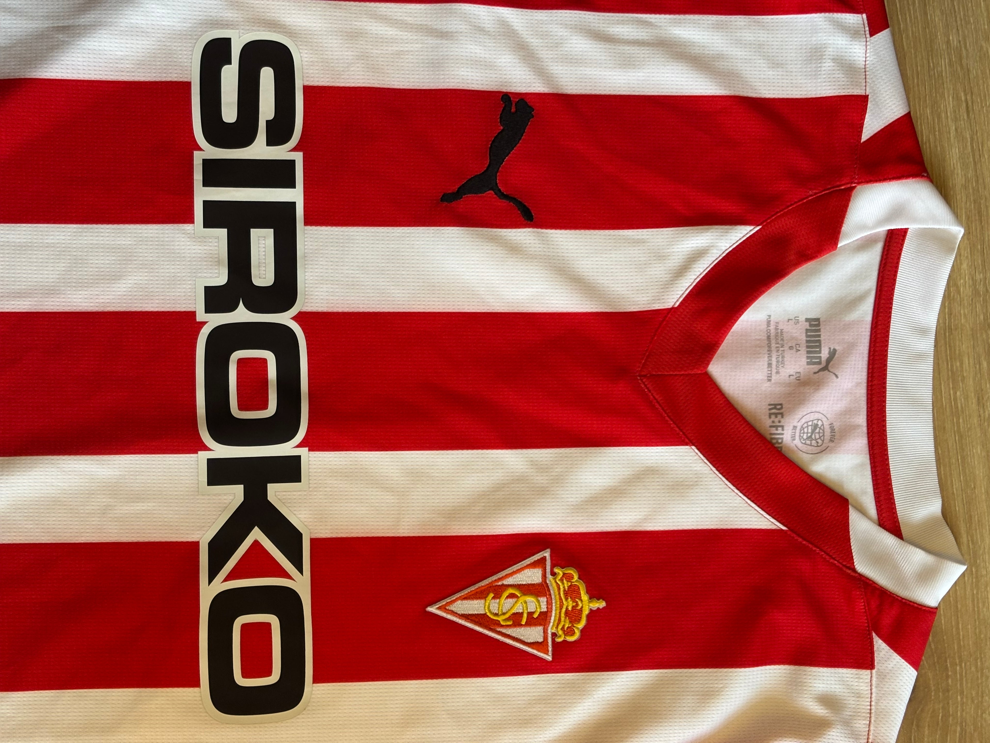 Sporting Gijon Football Shirt