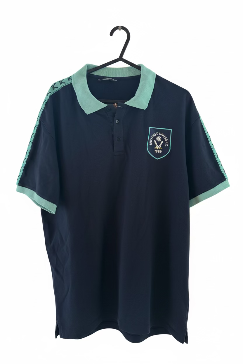 Sheffield United Retro Polo Shirt. Size 2XL.