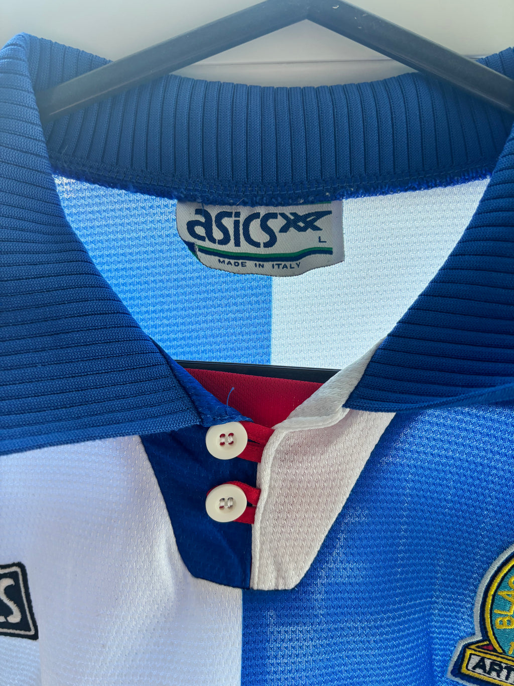 Blackburn Rovers 1994/95 Home Shirt. Shearer 9. Size Large.