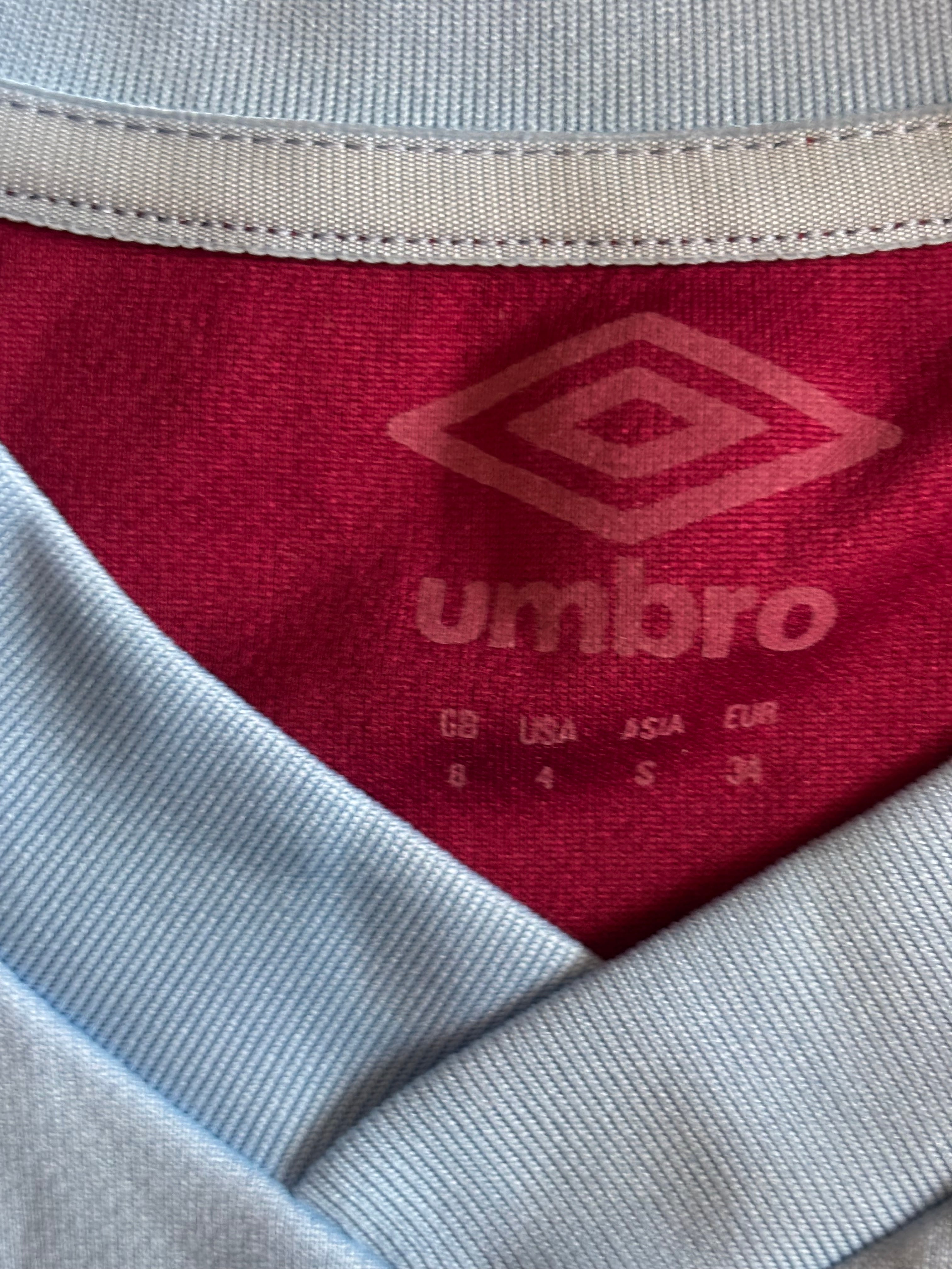 West Ham United Home Shirt. Ladies Size 8.