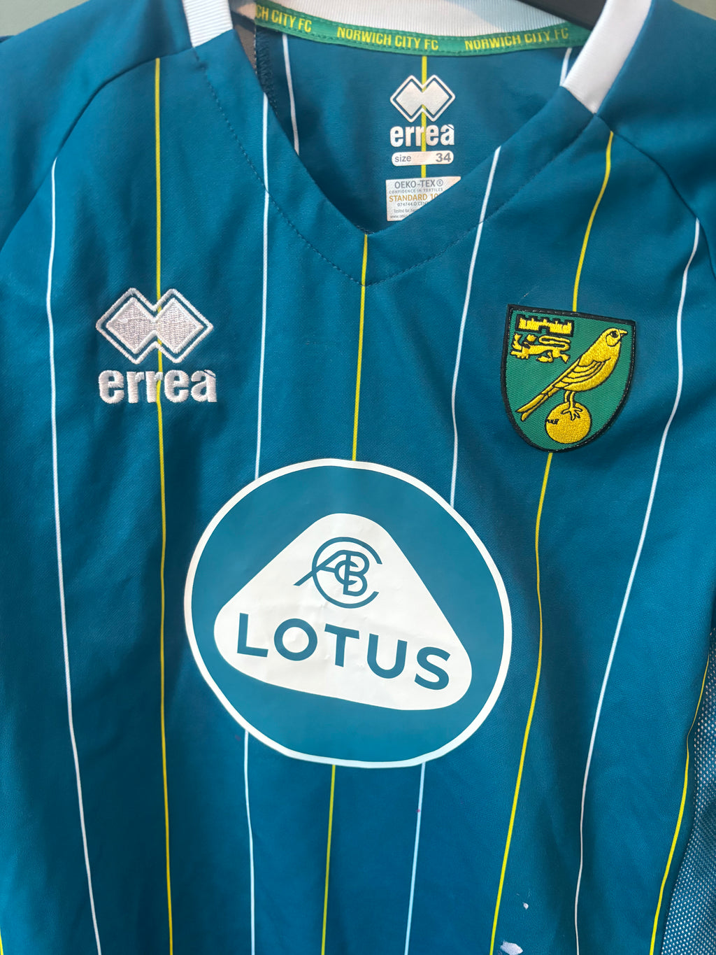 Norwich City Home Shirt. Size Kids Age 6