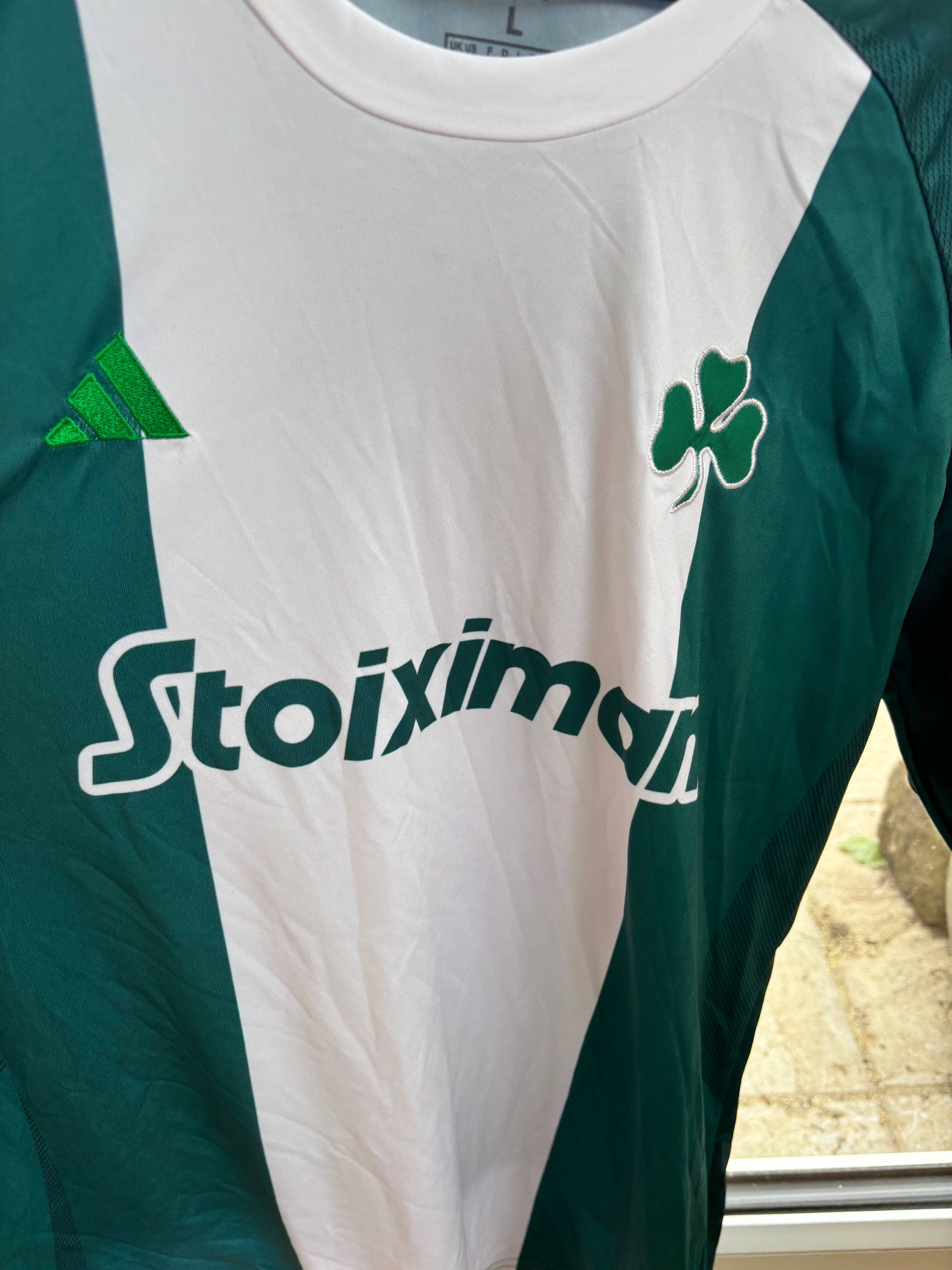 Panathinaikos 23/24 Home Shirt. Size Large