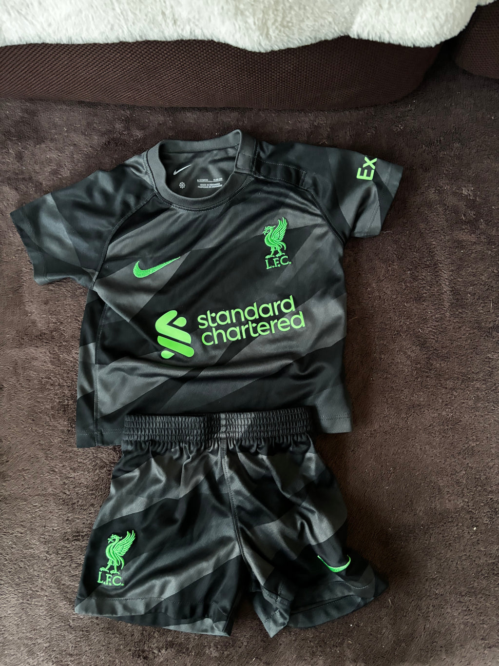 Liverpool Away Kit. Kids Age 9-12 Months