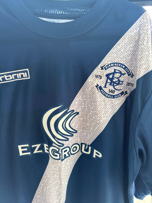 Birmingham City Home Shirt Special Edition 2015-16. Size Large.
