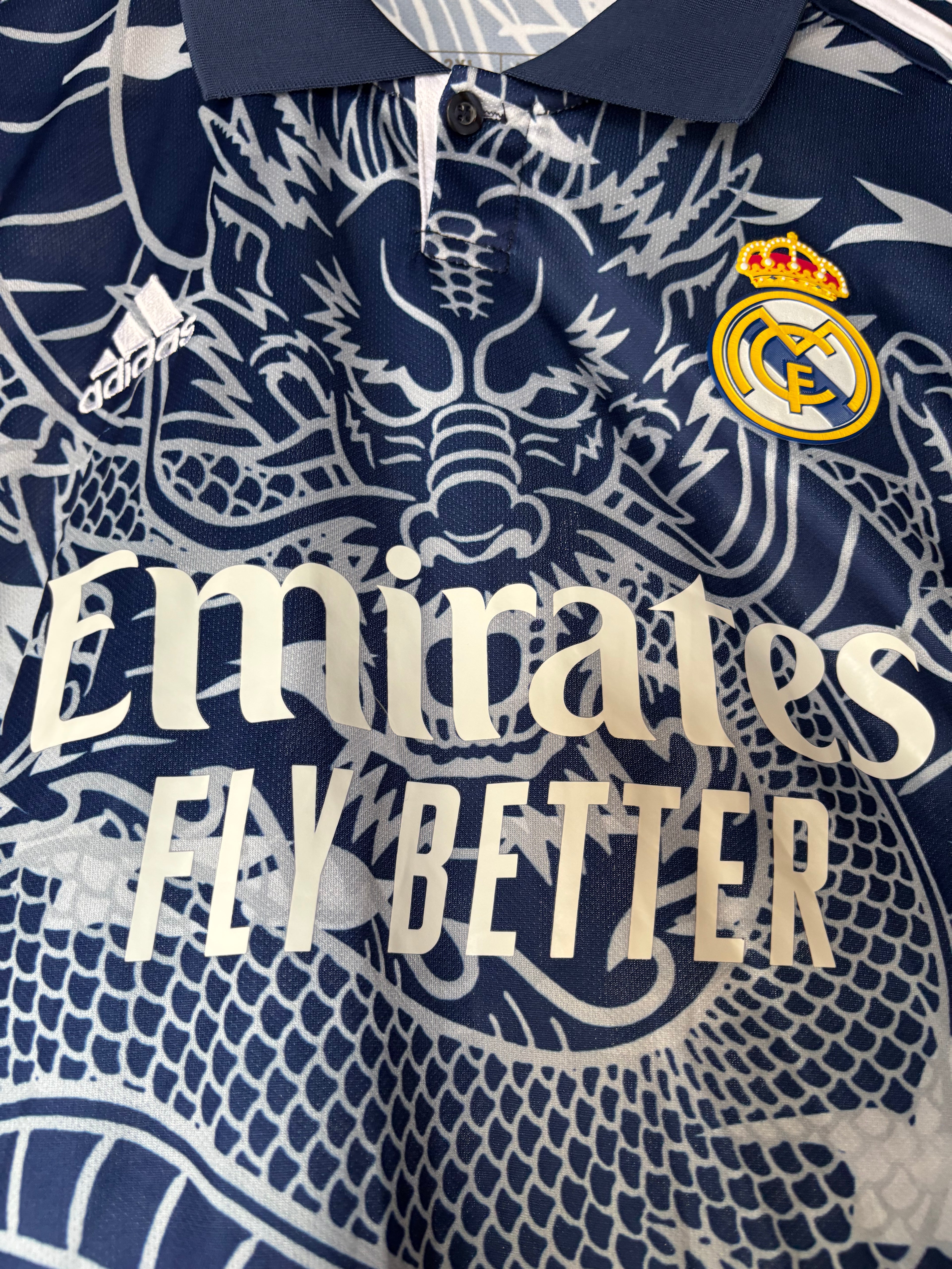 Real Madrid Dragon Shirt. Size 2XL