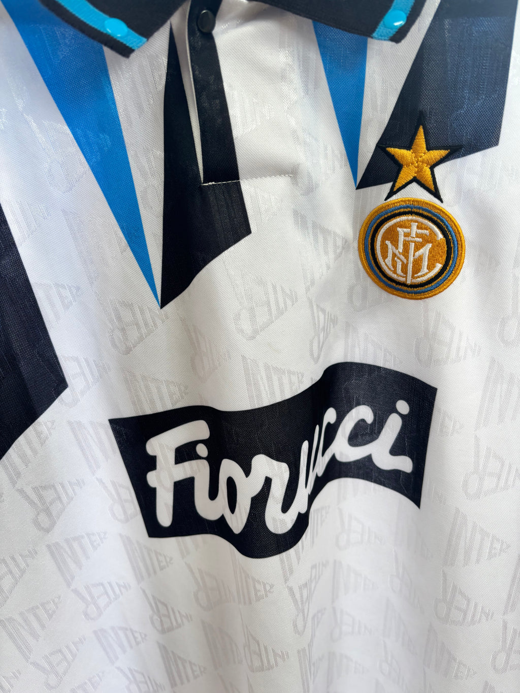Italy. Inter Milan Reproduction of 1992 Away Shirt. Size 2XL.