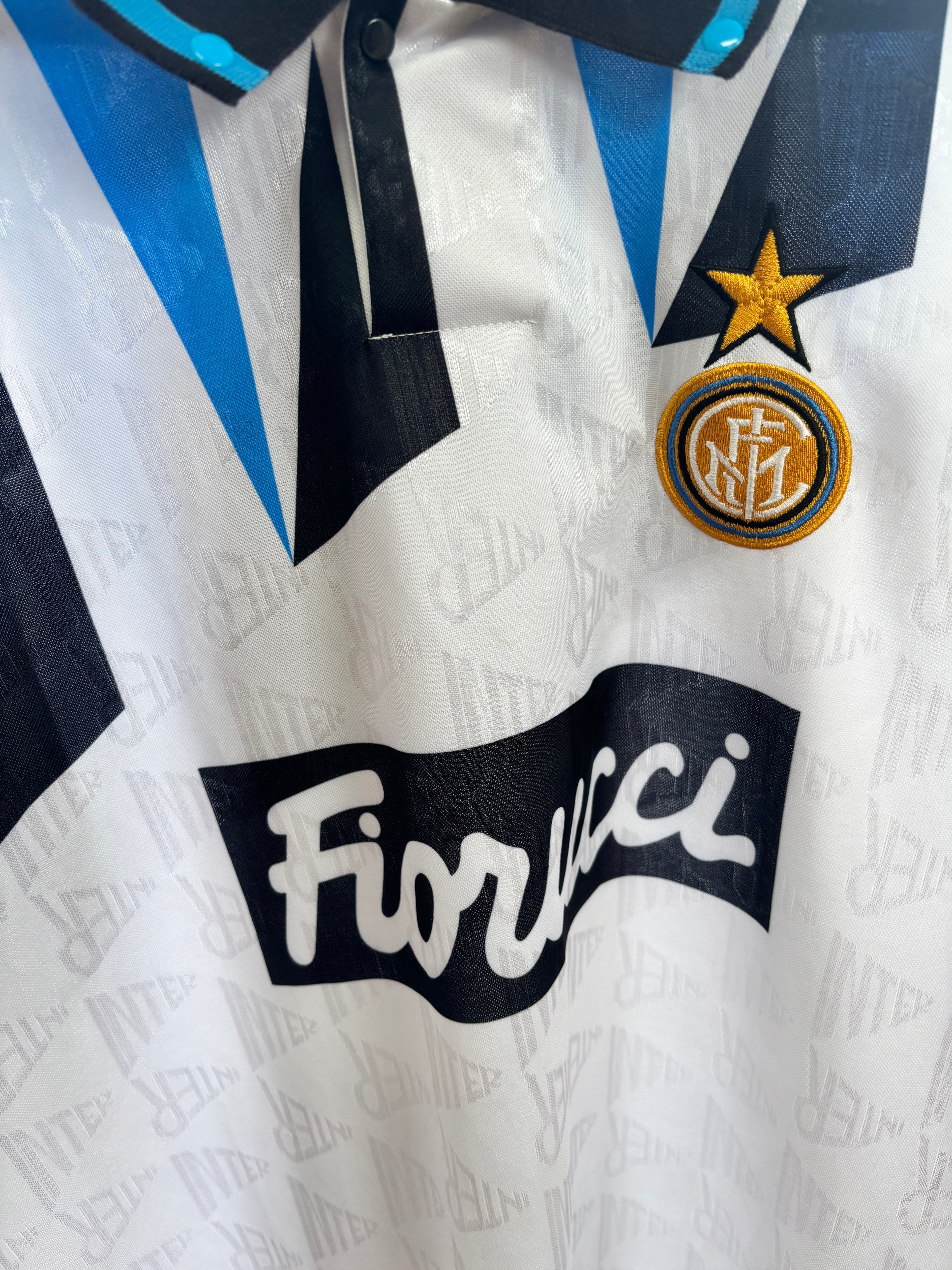 Italy. Inter Milan Reproduction of 1992 Away Shirt. Size 2XL.