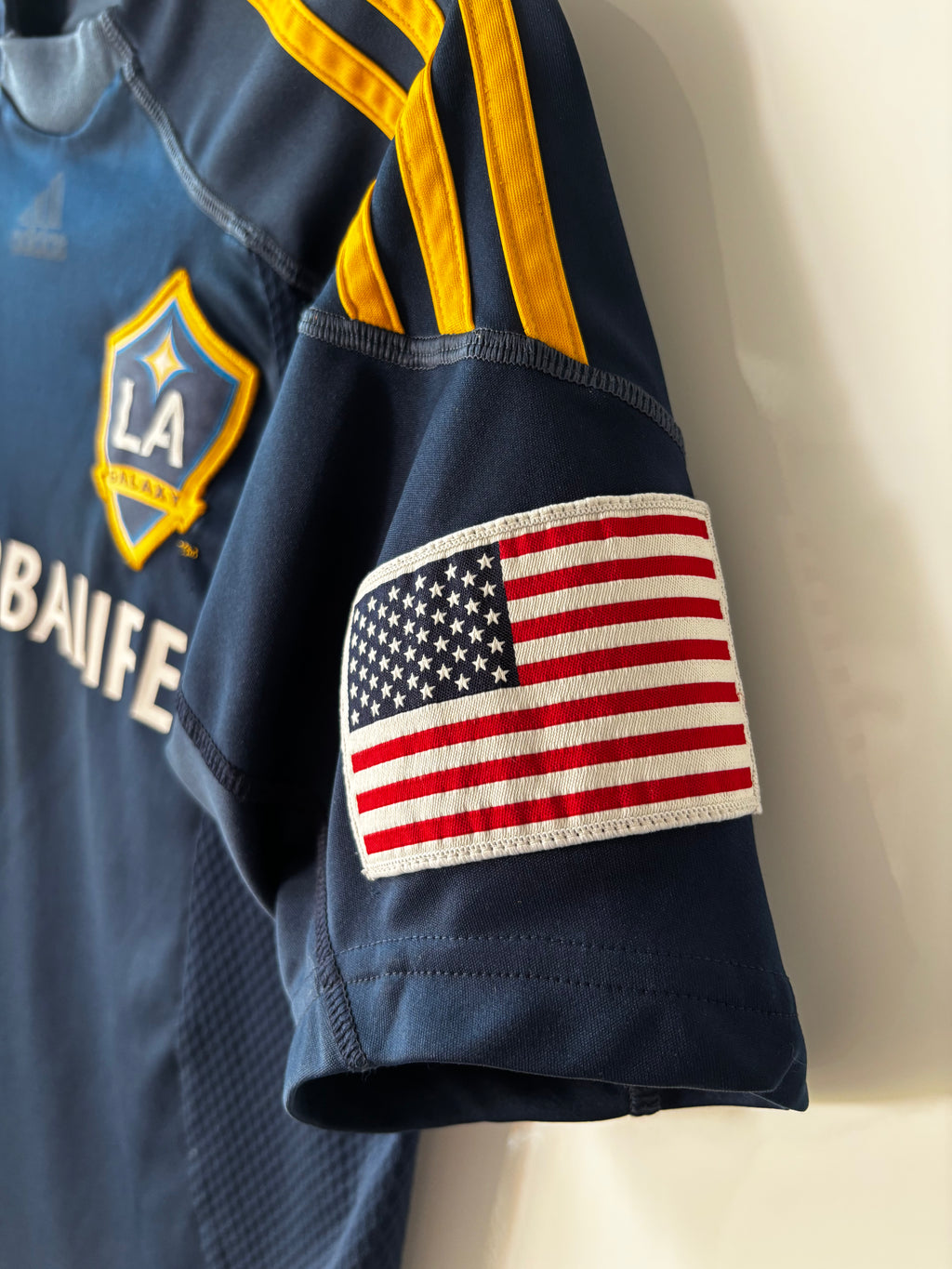 LA Galaxy Away Shirt. Beckham 23. Kids Size Age 10.