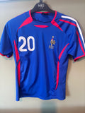 France Home Shirt. Trezeguet 10. Size Ladies UK 10.