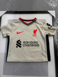 Liverpool Kids Away Shirt 21/22. Size 3-6 Months.