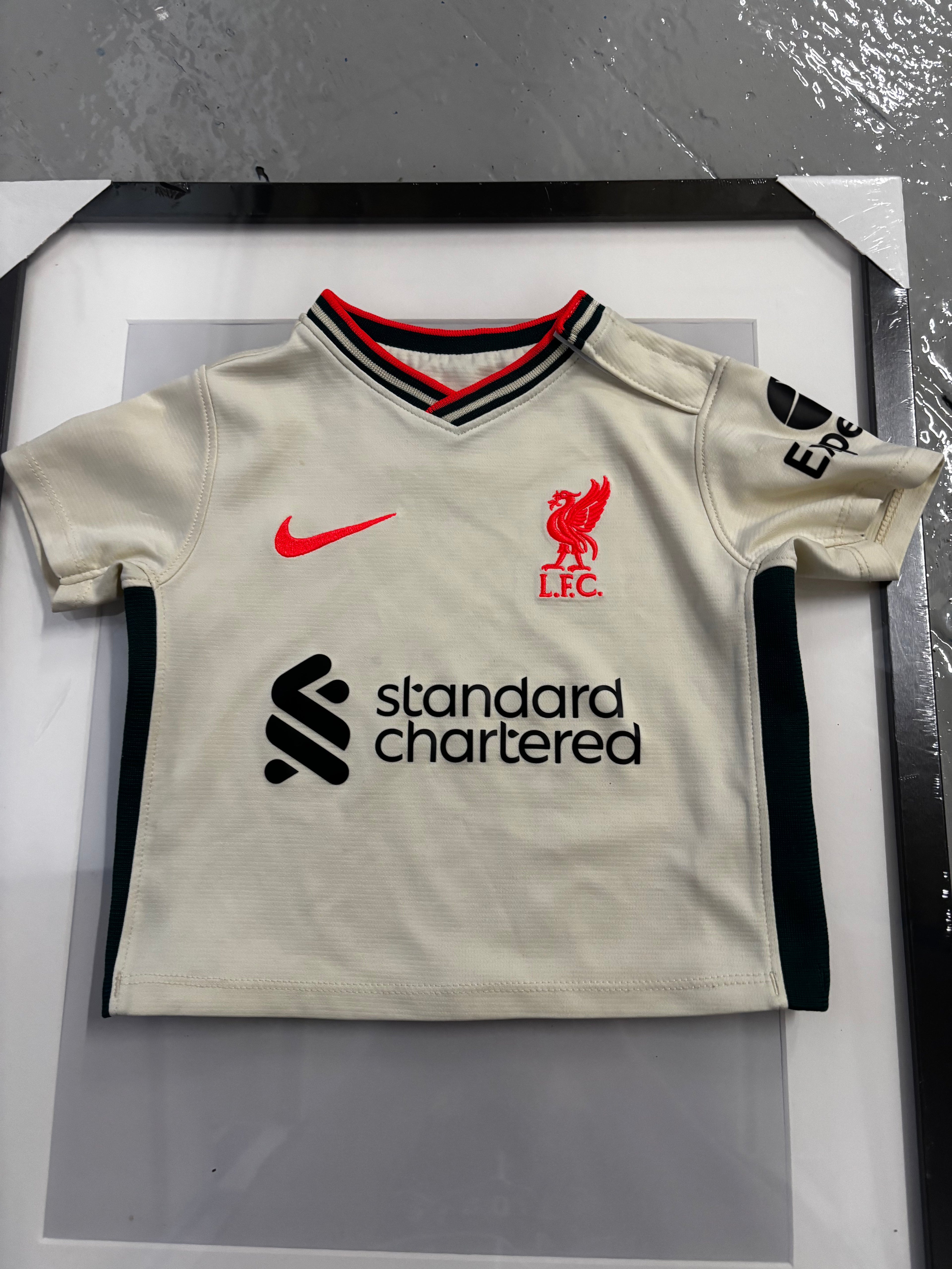 Liverpool Kids Away Shirt 21/22. Size 3-6 Months.
