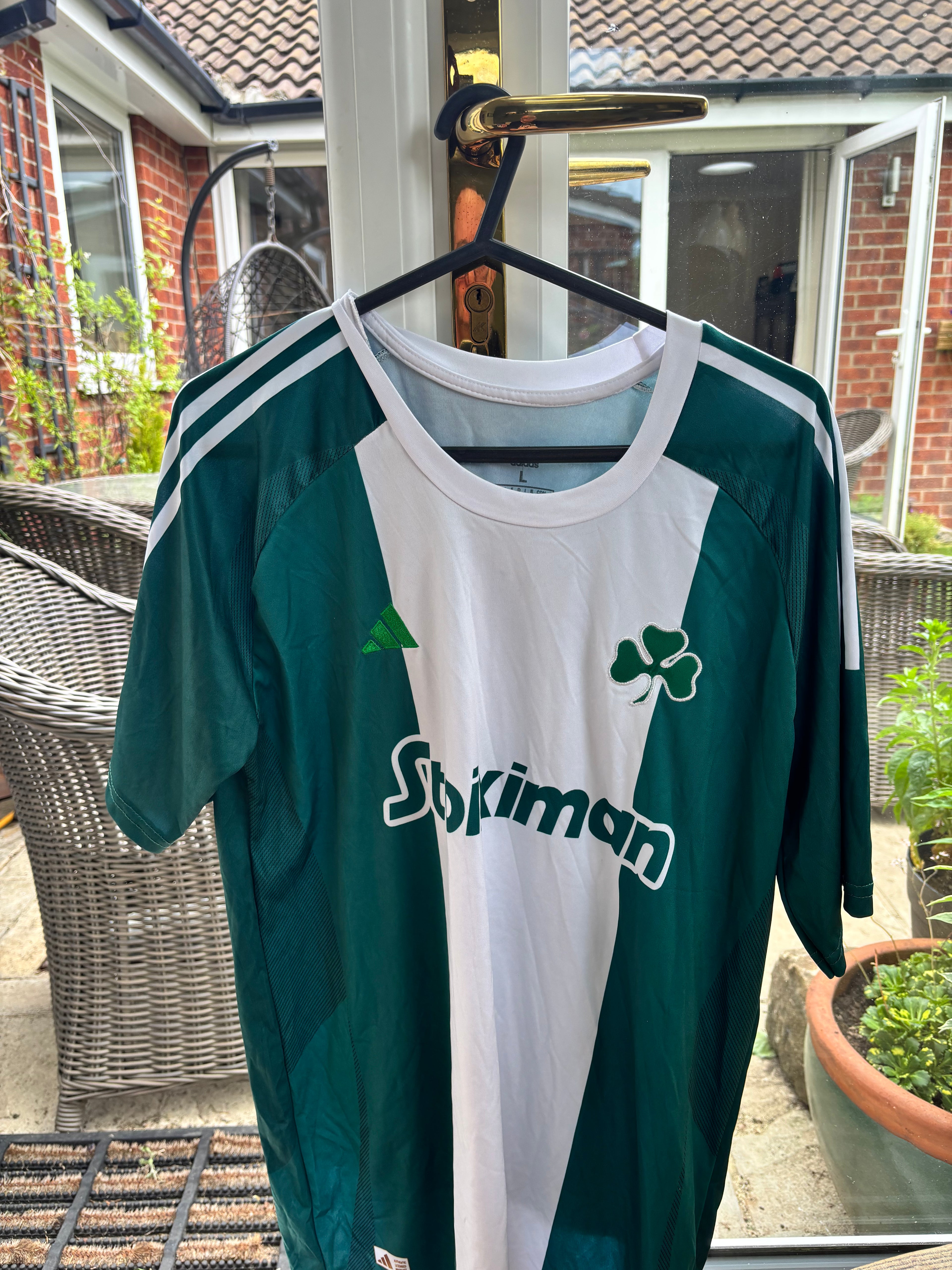 Panathinaikos 23/24 Home Shirt. Size Large