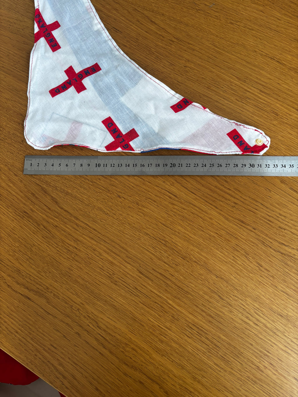 Handmade England dog bandana. Price includes postage and packaging.