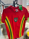 Wales Retro Home Shirt. Kids Age 12/13 Years.