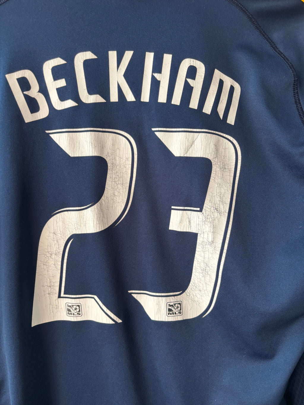 LA Galaxy Away Shirt. Beckham 23. Kids Size Age 10.