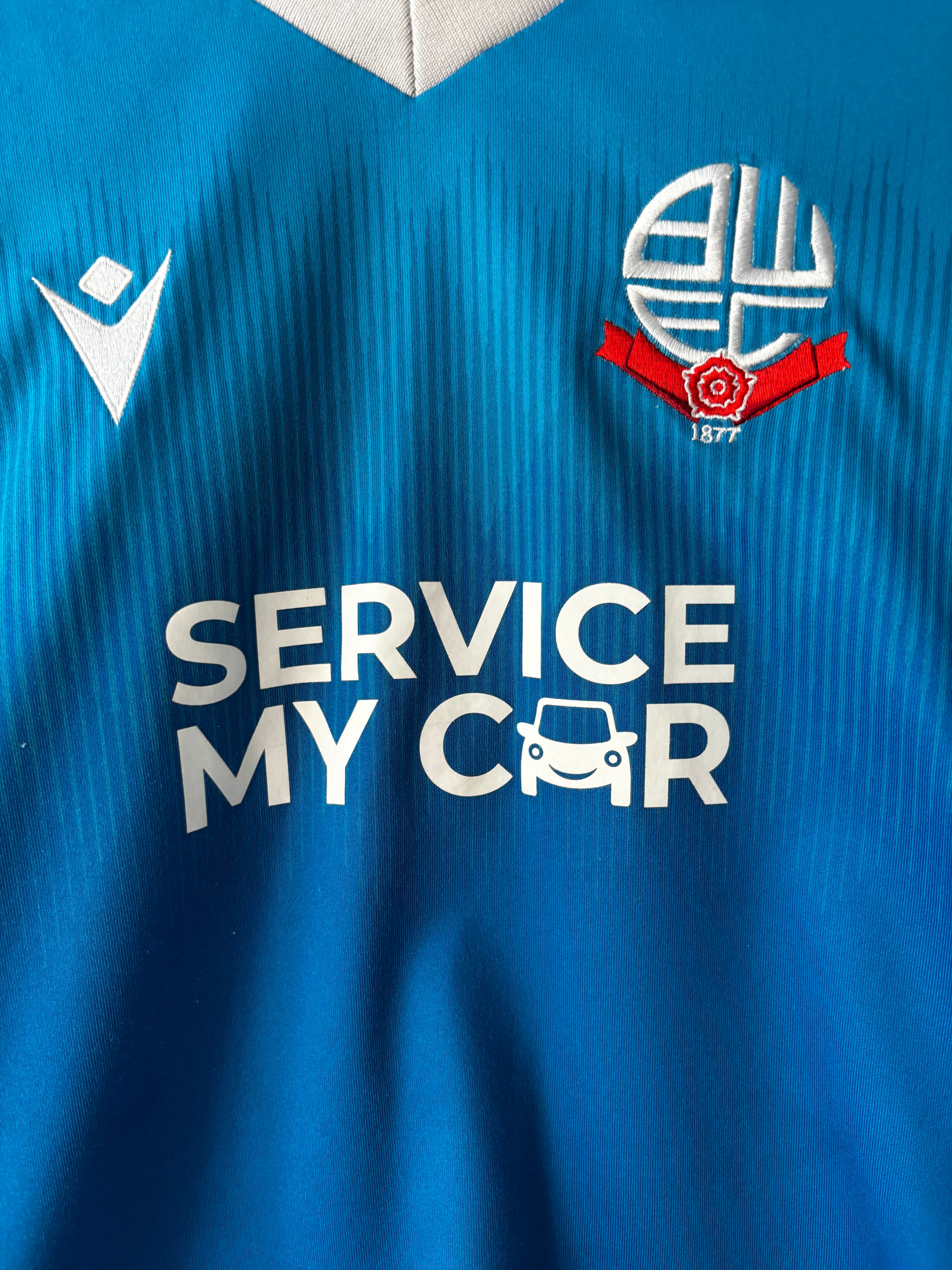 Bolton Wanderers Away Shirt. Kids Size 3 to 4 Years Old.