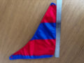 Handmade dog bandana - Barcelona, Crystal Palace colours. Price includes postage and packaging.