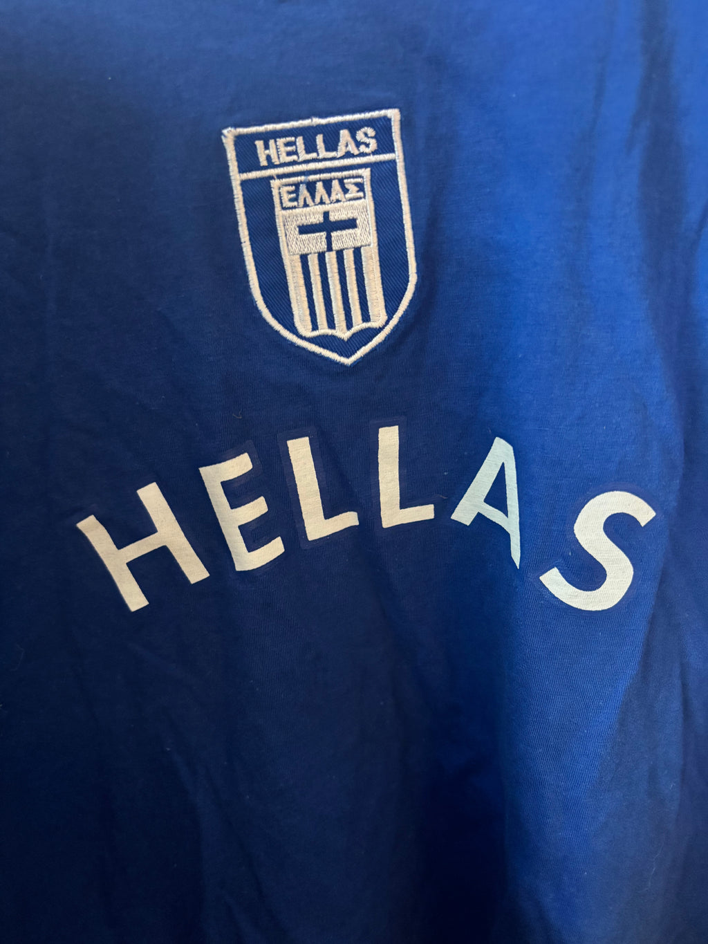 Greece. National Team Shirt. Kids Size Medium
