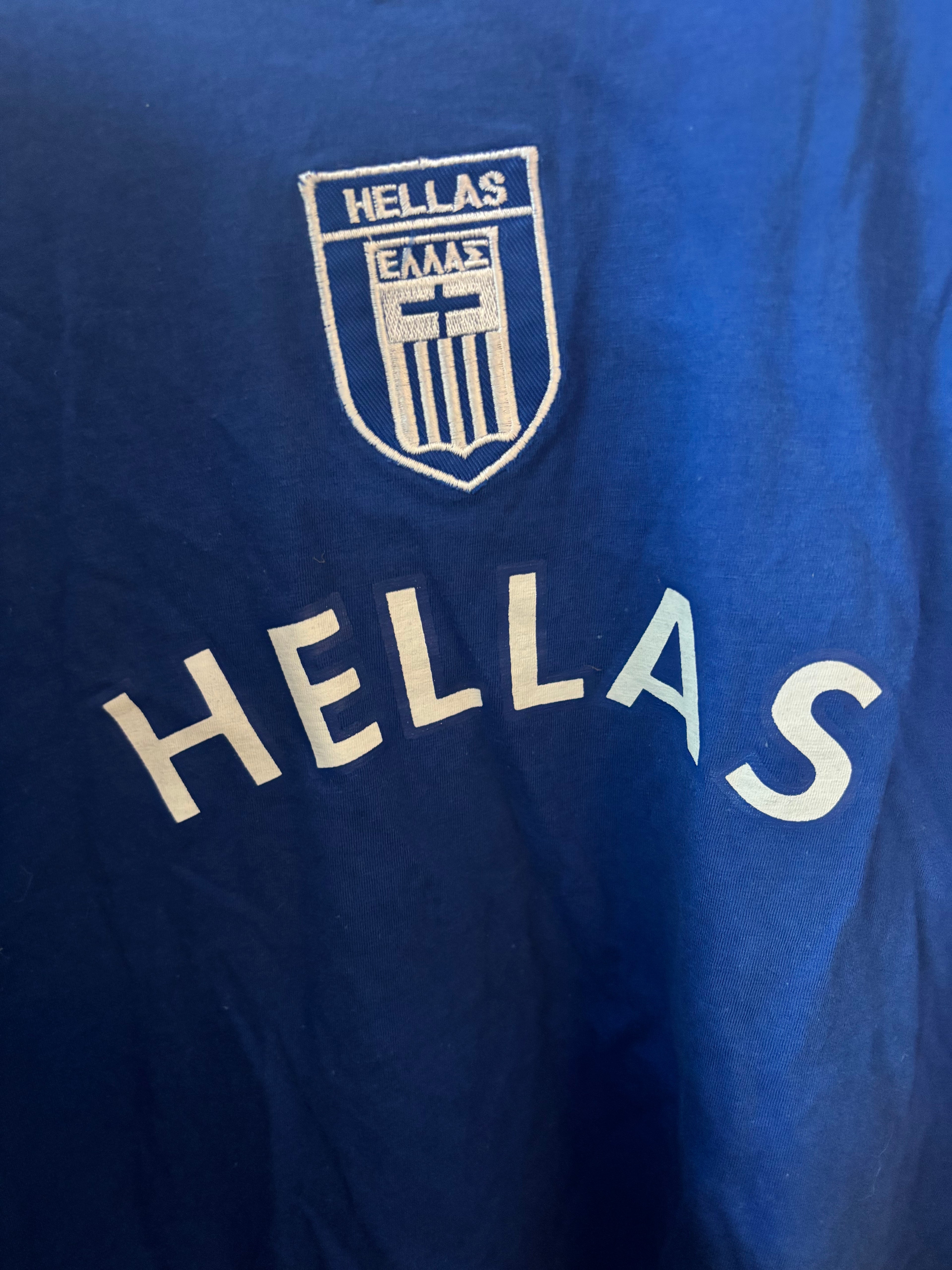 Greece. National Team Shirt. Kids Size Medium
