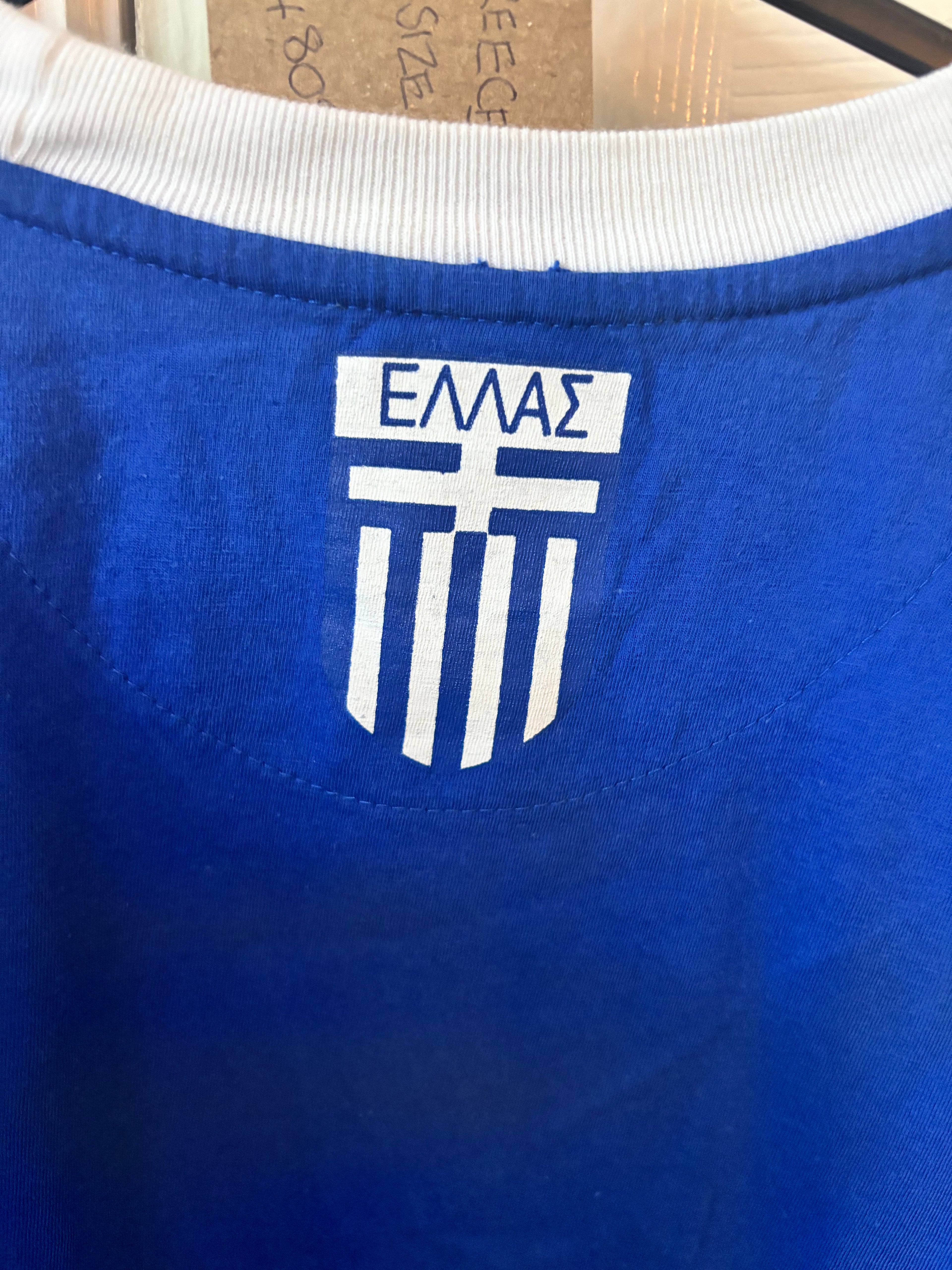 Greece. National Team Shirt. Kids Size Medium