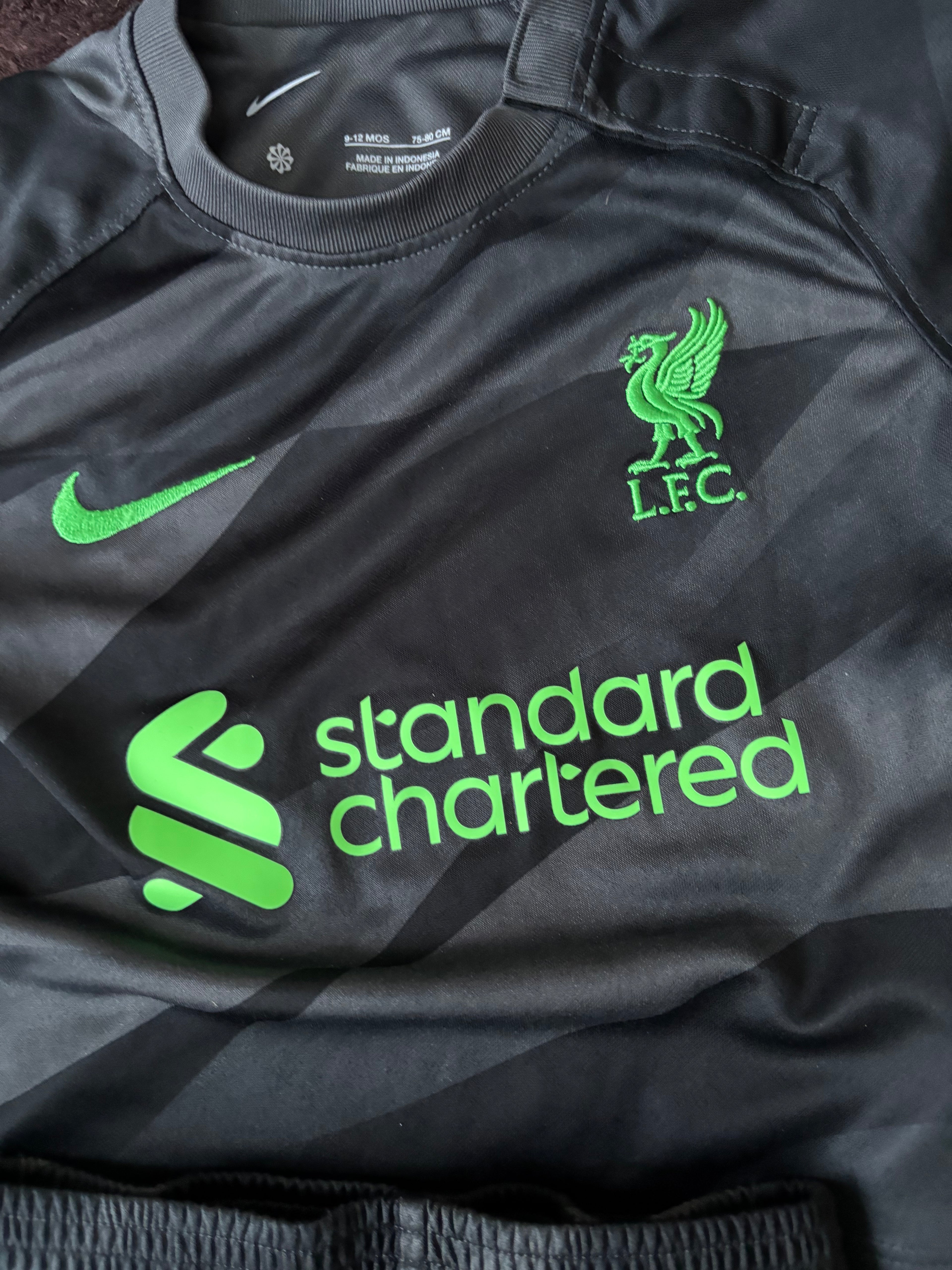 Liverpool Away Kit. Kids Age 9-12 Months